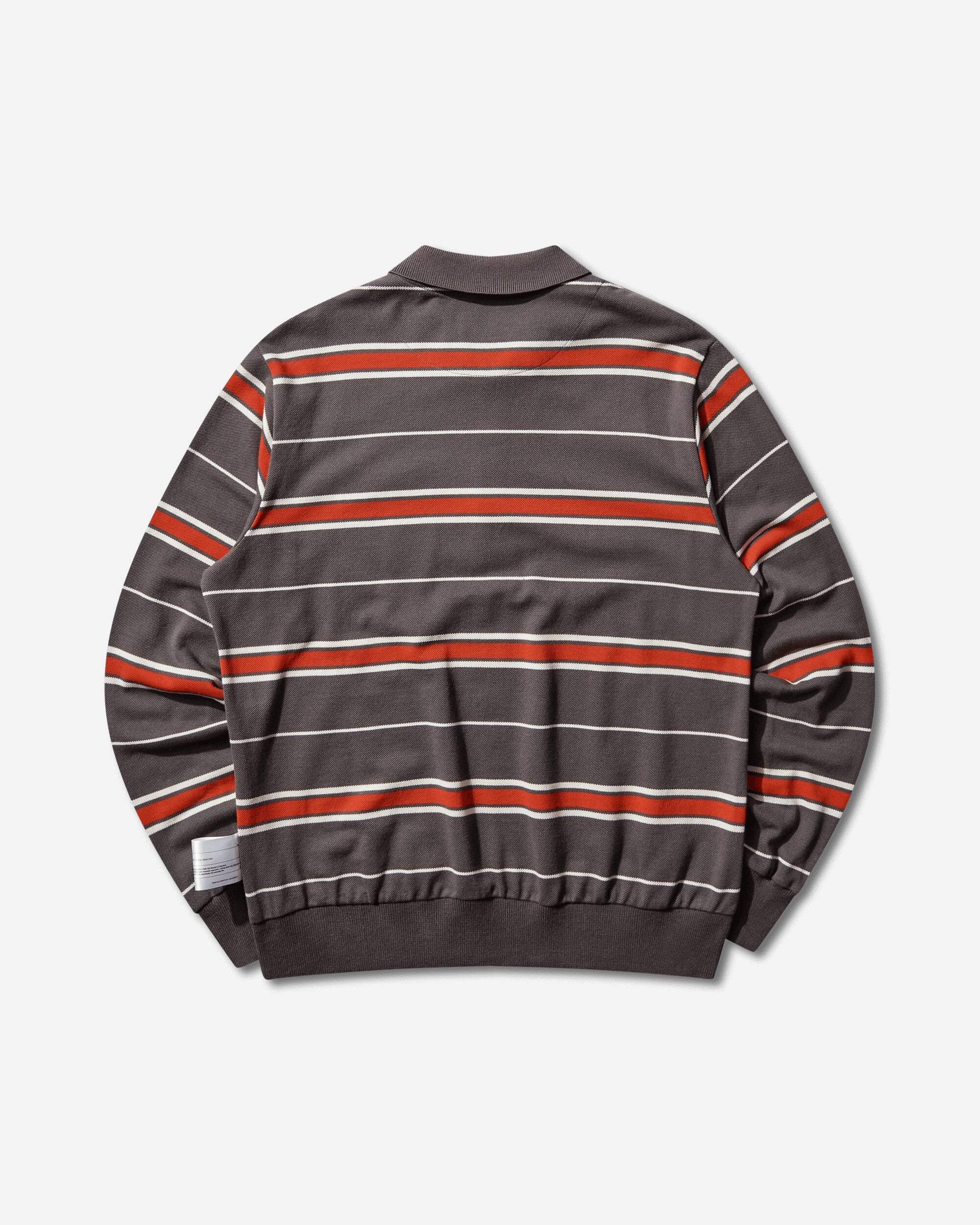 Undercover Men's Striped Polo Shirt Grey Border, view 2
