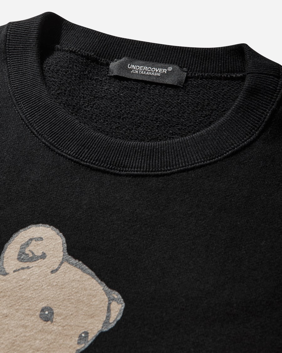 Undercover Men's Where is my Mind? Crewneck Sweatshirt Black, view 4
