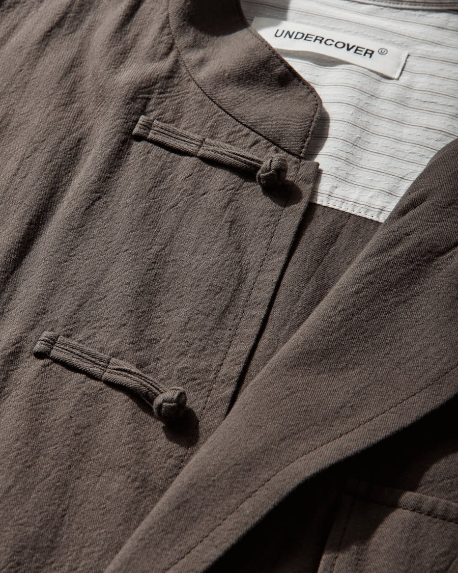 Undercover Men's Cotton Jacket Brown, view 3