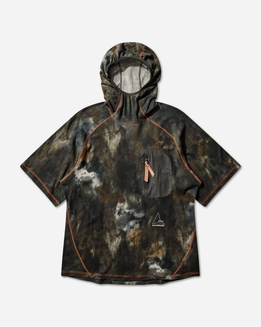 ROA and wander Printed Hooded T-Shirt Camo