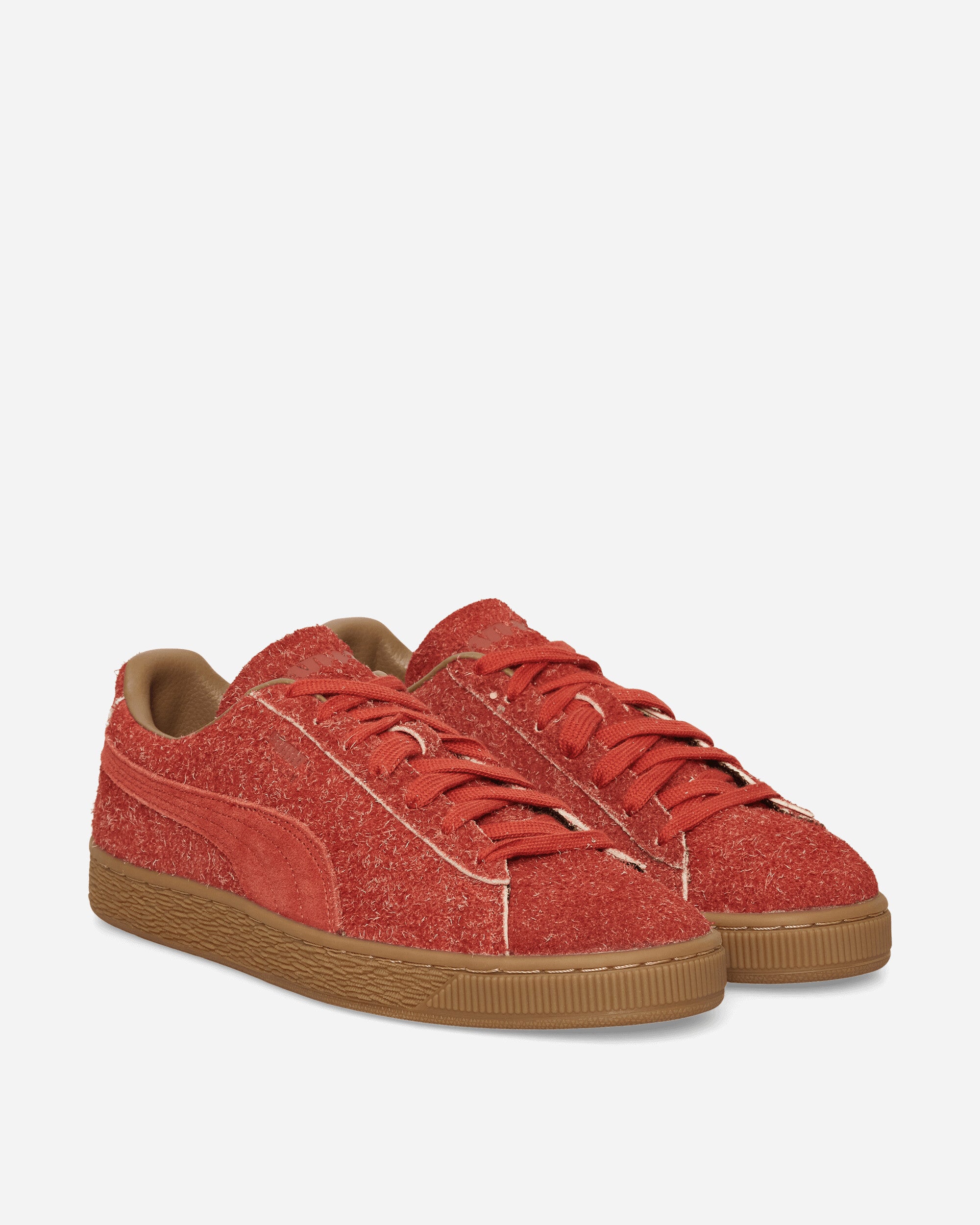 Puma Daniëlle Cathari Suede Fuzzy Sneakers Mars Red, view 2