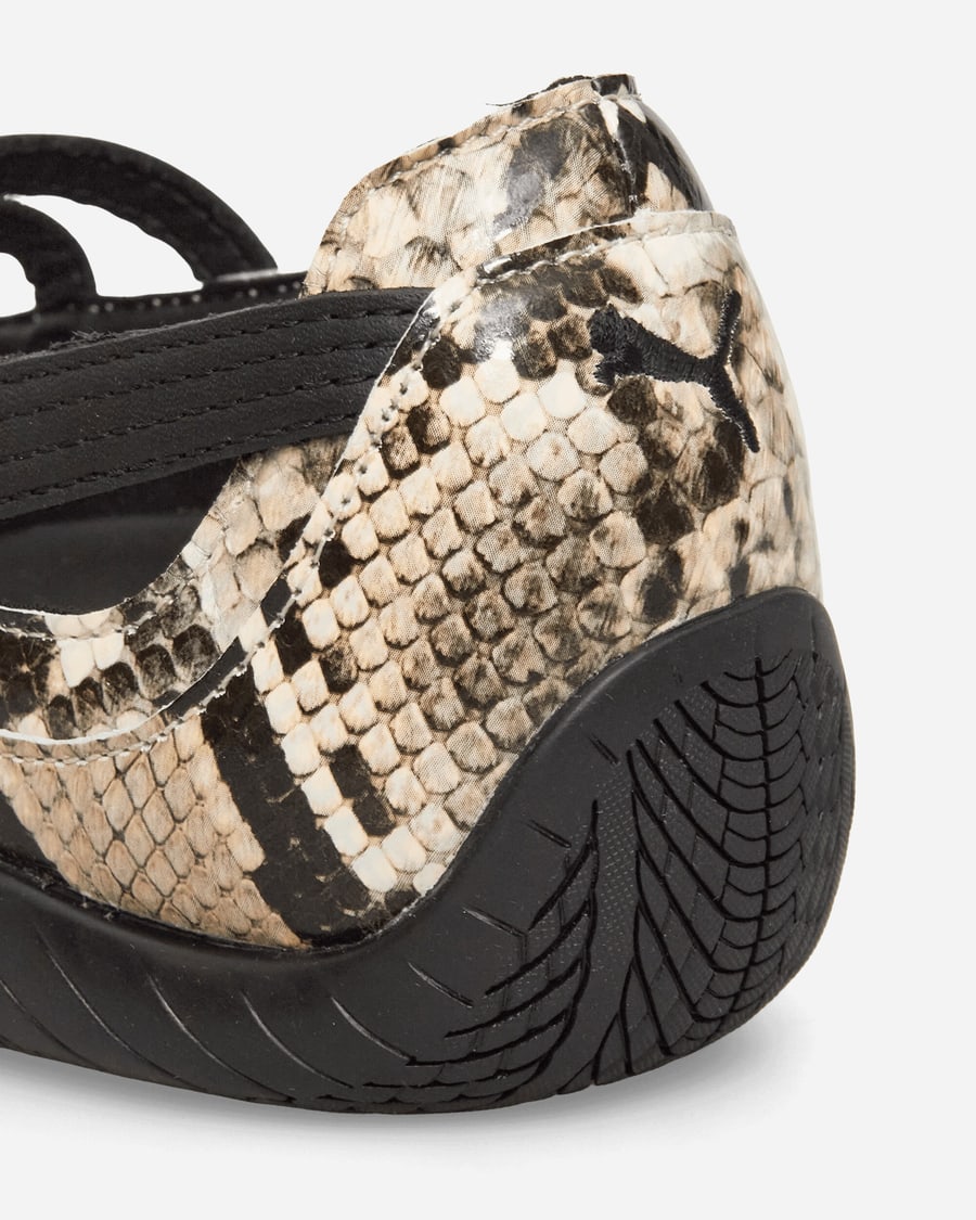 Puma Women's Speedcat Ballet Snake Print Shoes Black / Vapor Gray, view 6