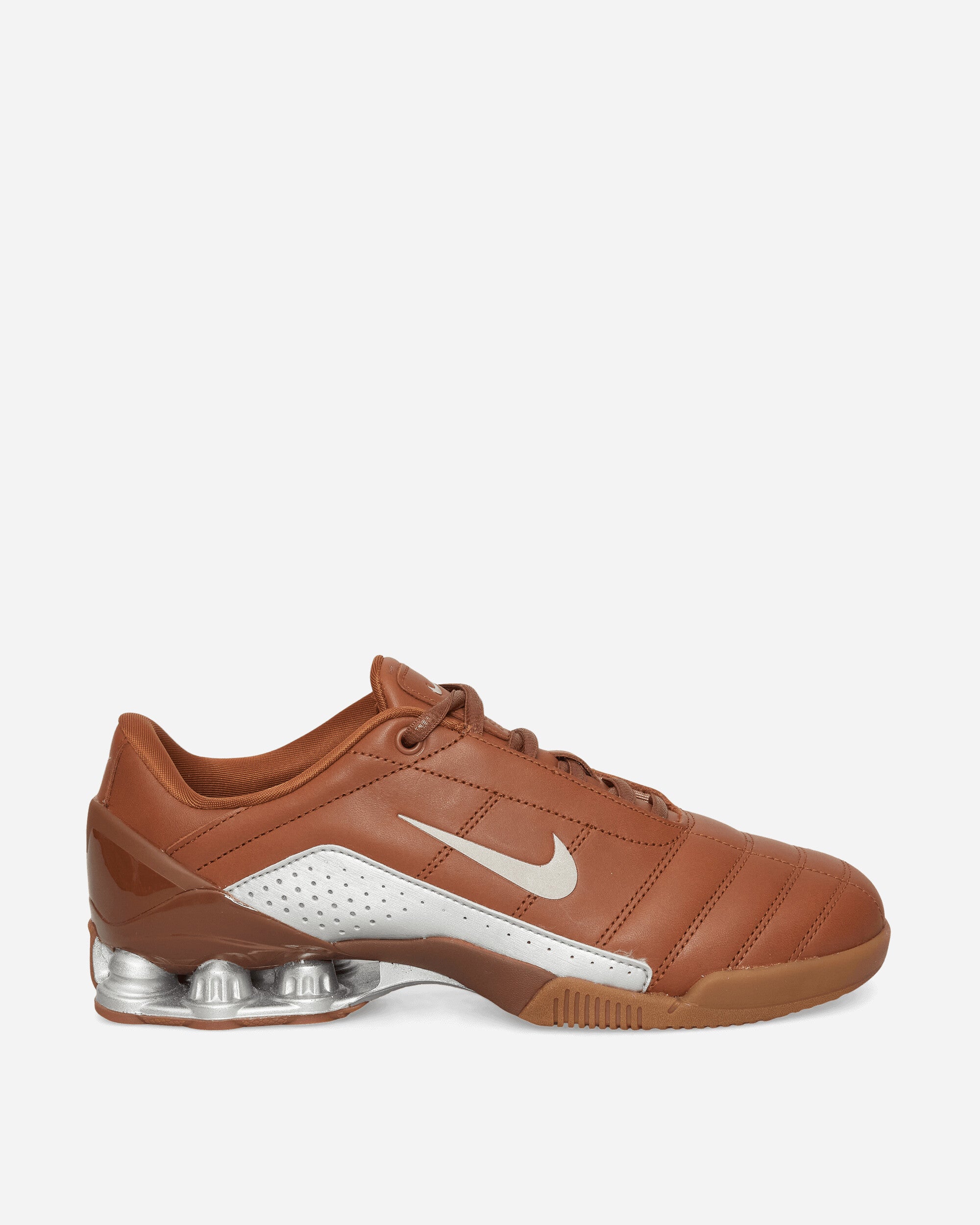 Nike Women's T90 Shox Magia Sneakers Pecan / Metallic Silver