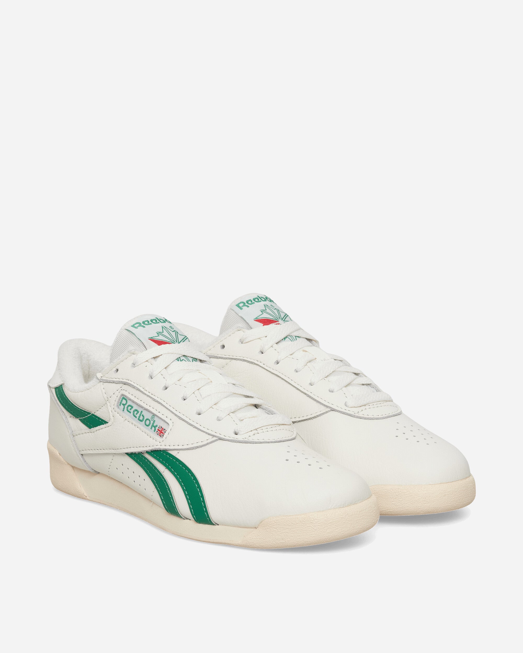 Reebok Women's Freestyle Low Sneakers Chalk / Glen Green / Paper White, view 2