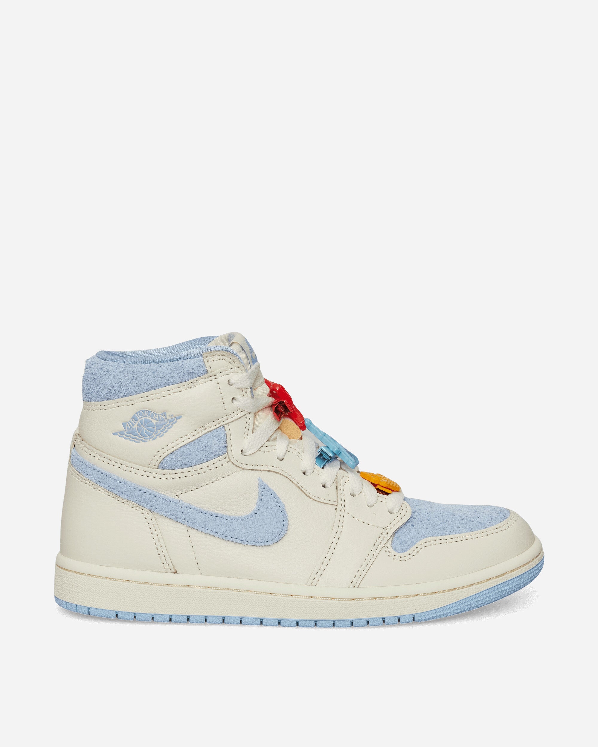 Nike Jordan Women's Air Jordan 1 Retro High OG Sneakers Pale Ivory / Psychic Blue