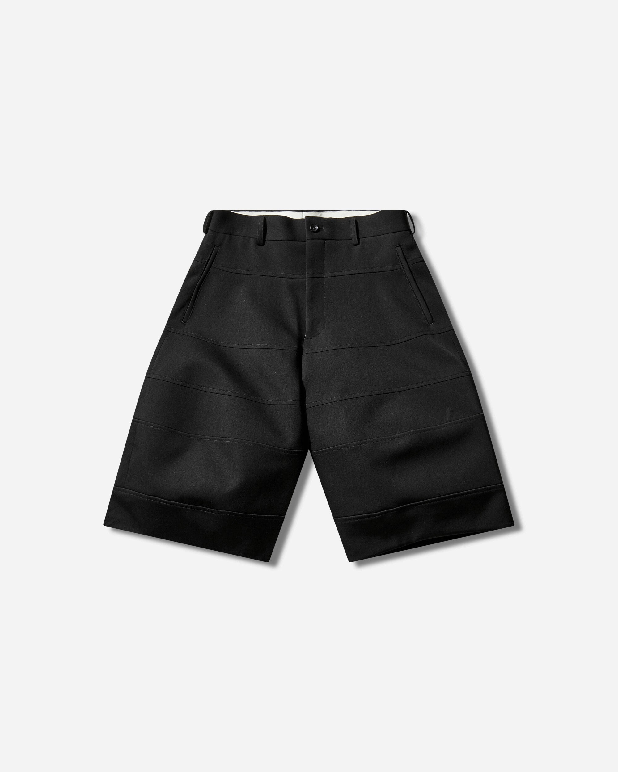 Comme Des Garçons Homme Plus Men's Wide Leg Shorts Black
