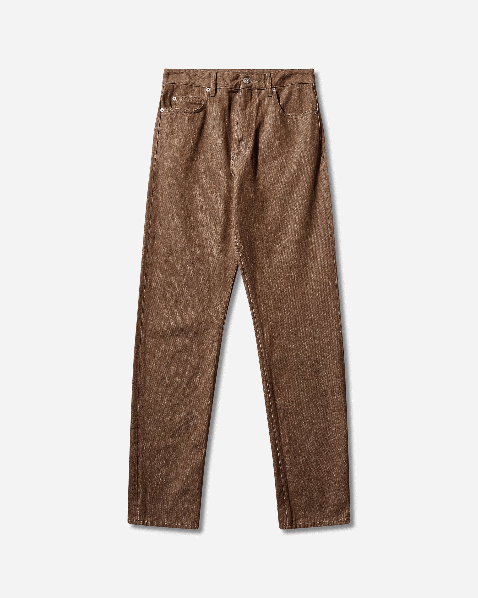 MM6 Maison Margiela Men's Cotton Canvas Jeans Brown