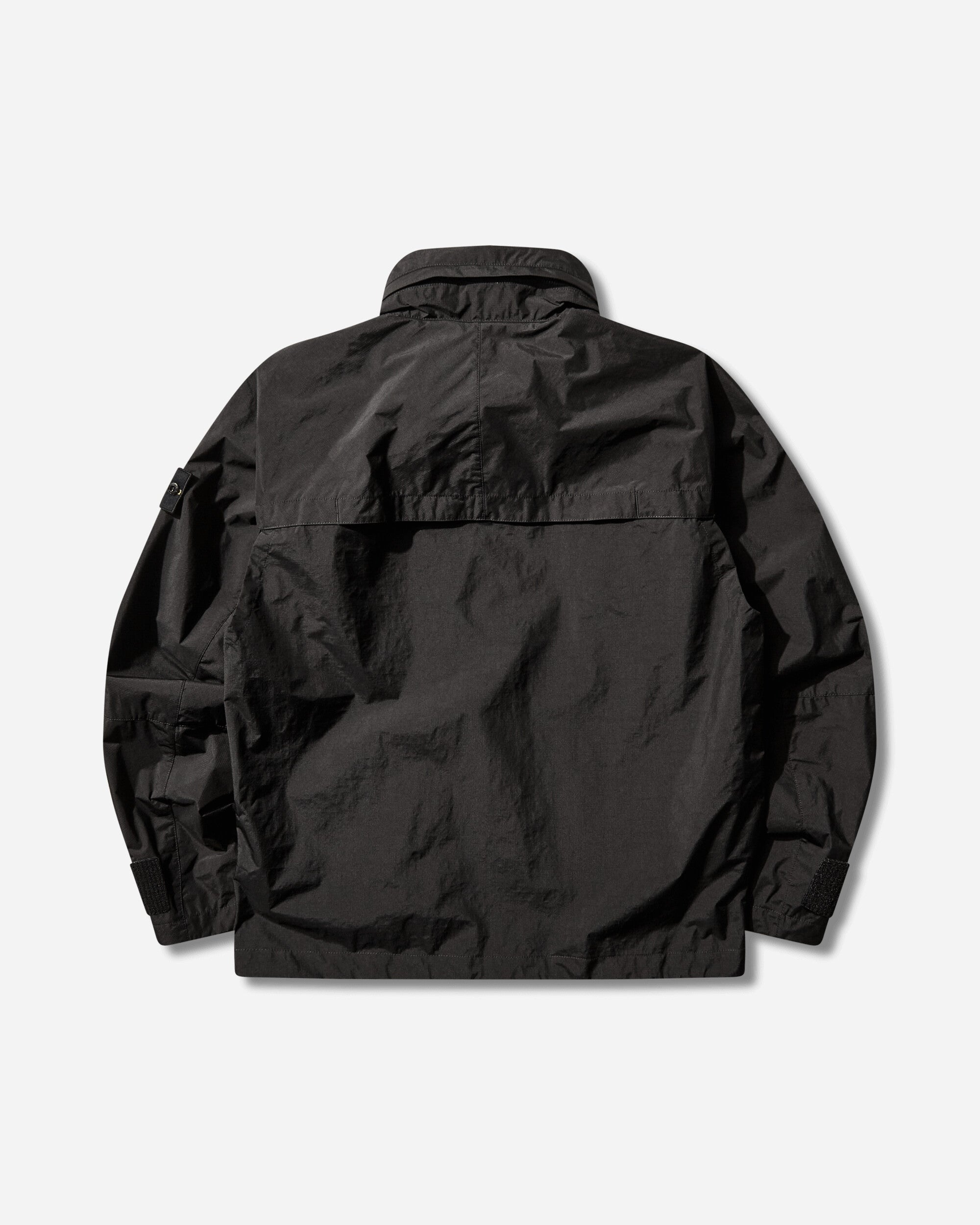 Stone Island Men's Metal Lamina Poly Ripstop Jacket Black, view 2