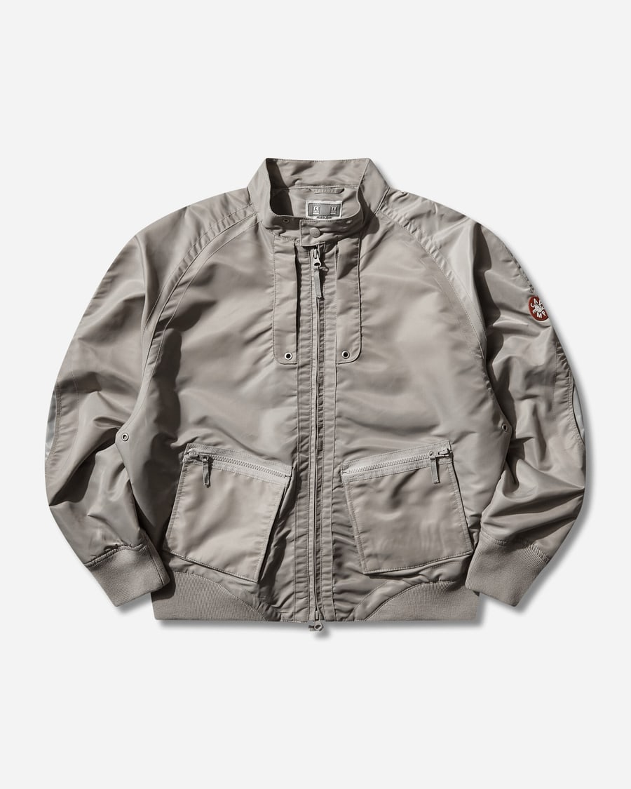 Cav Empt Men's Design Nylon Zip Jacket Grey
