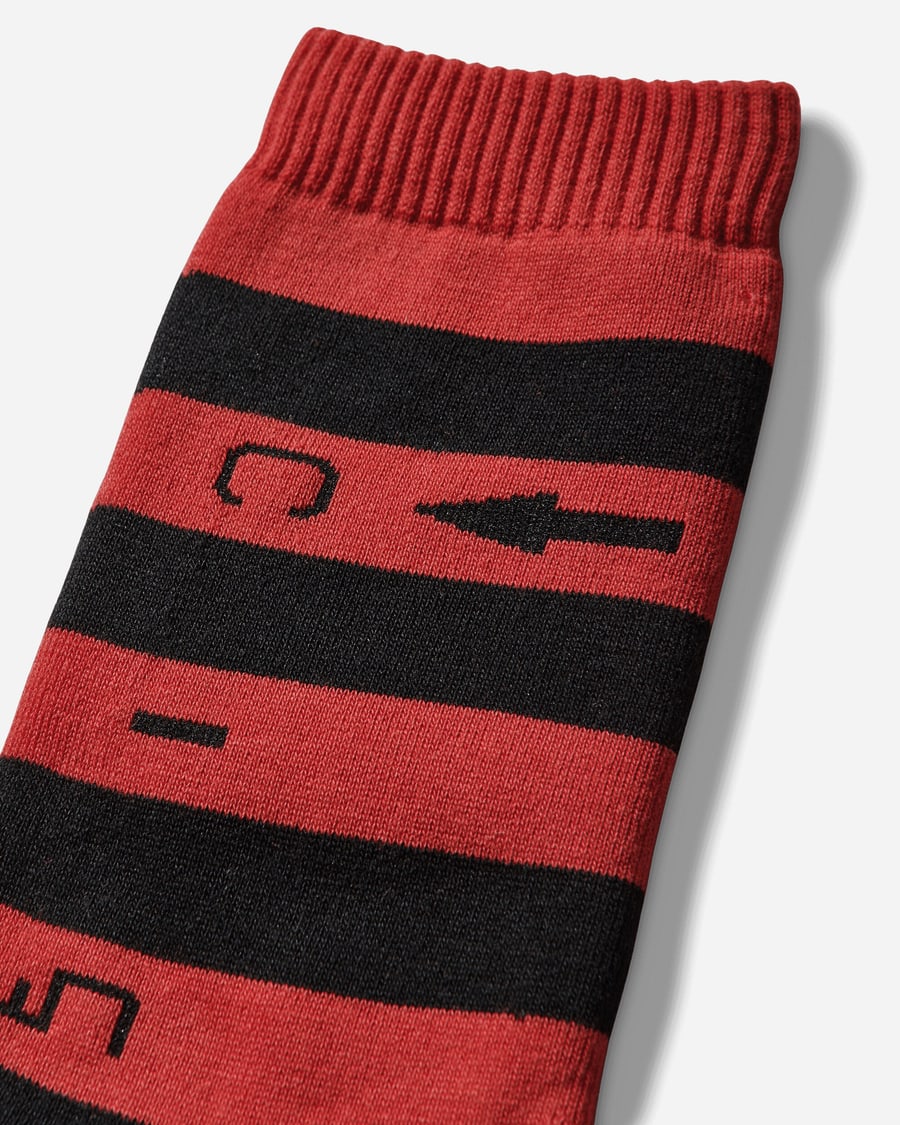Cav Empt C.2 Stripe Socks Red, view 3