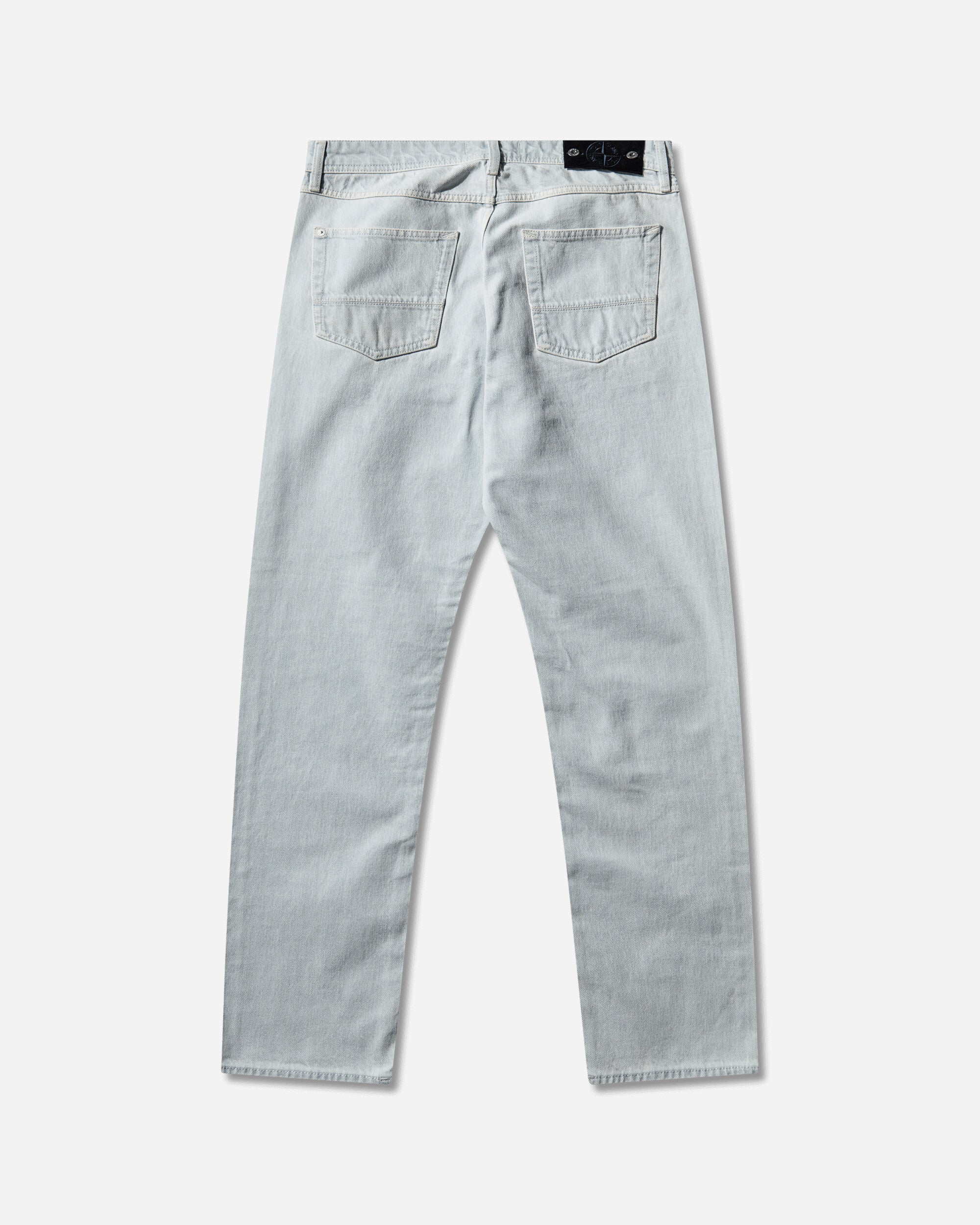 Stone Island Men's Indigo Denim-Ultra Bleached Regular Fit Jeans Blue Extra Bleach, view 2