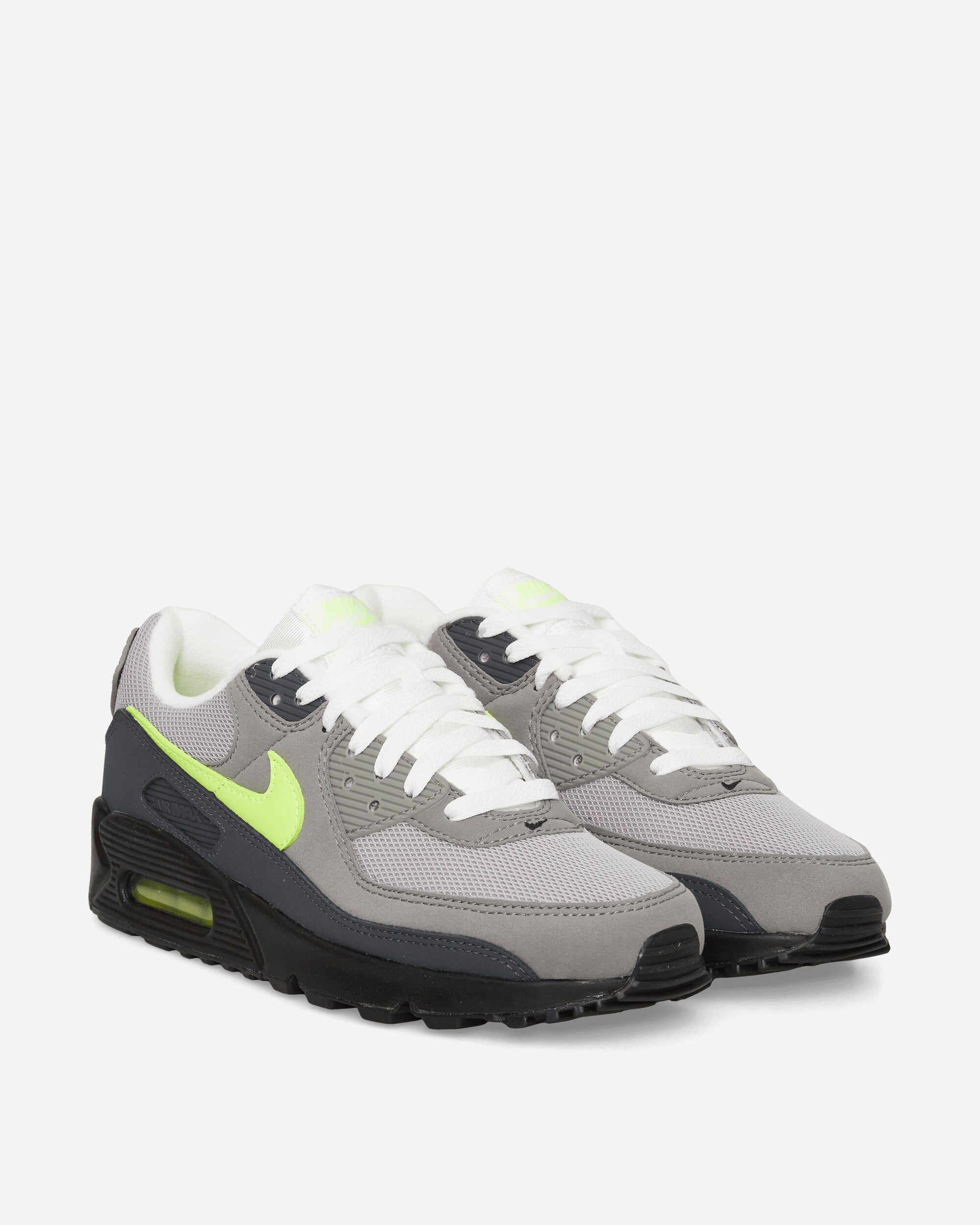 Nike Air Max 90 Sneakers Black / Neon Yellow, view 2