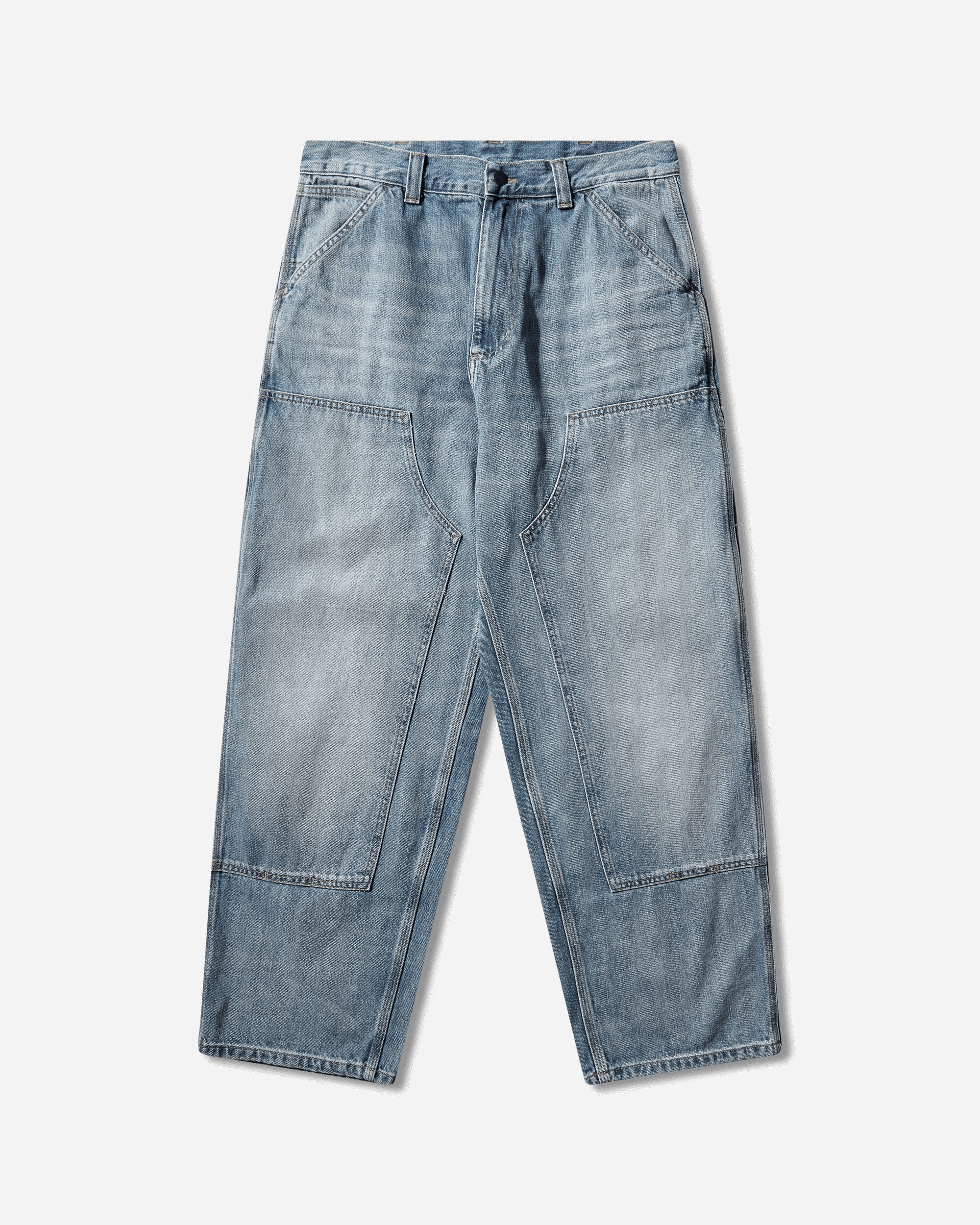 Carhartt WIP Men's OG Double Knee Pants Blue (Burst Washed)