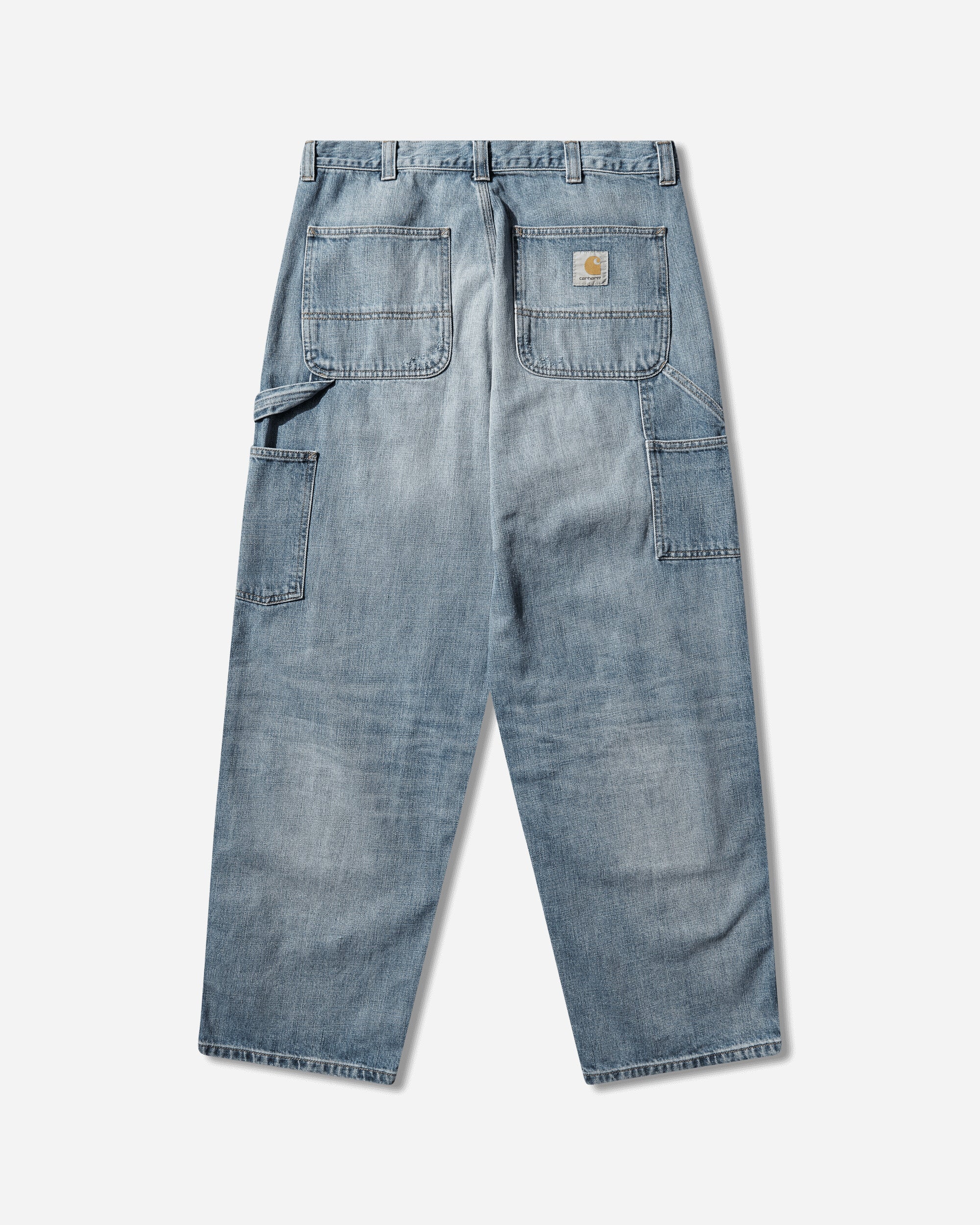 Carhartt WIP Men's OG Double Knee Pants Blue (Burst Washed), view 2