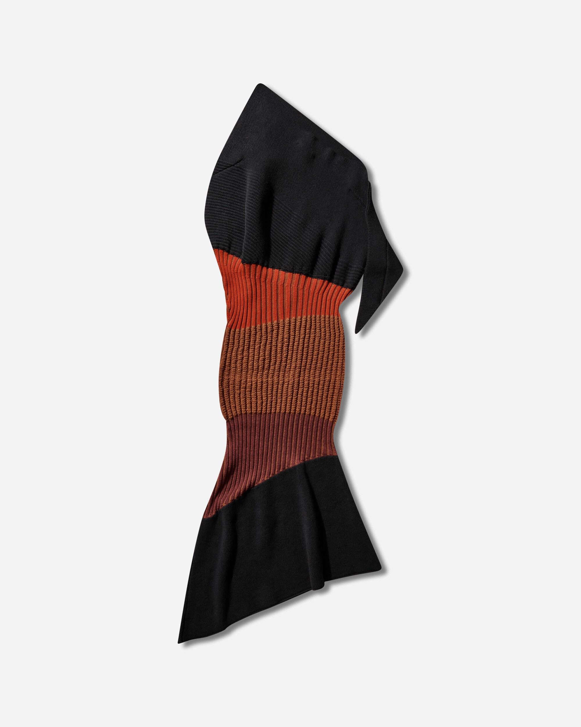 Kiko Kostadinov Women's Lemoyne Knitted Dress Black / Brown / Wine, view 2