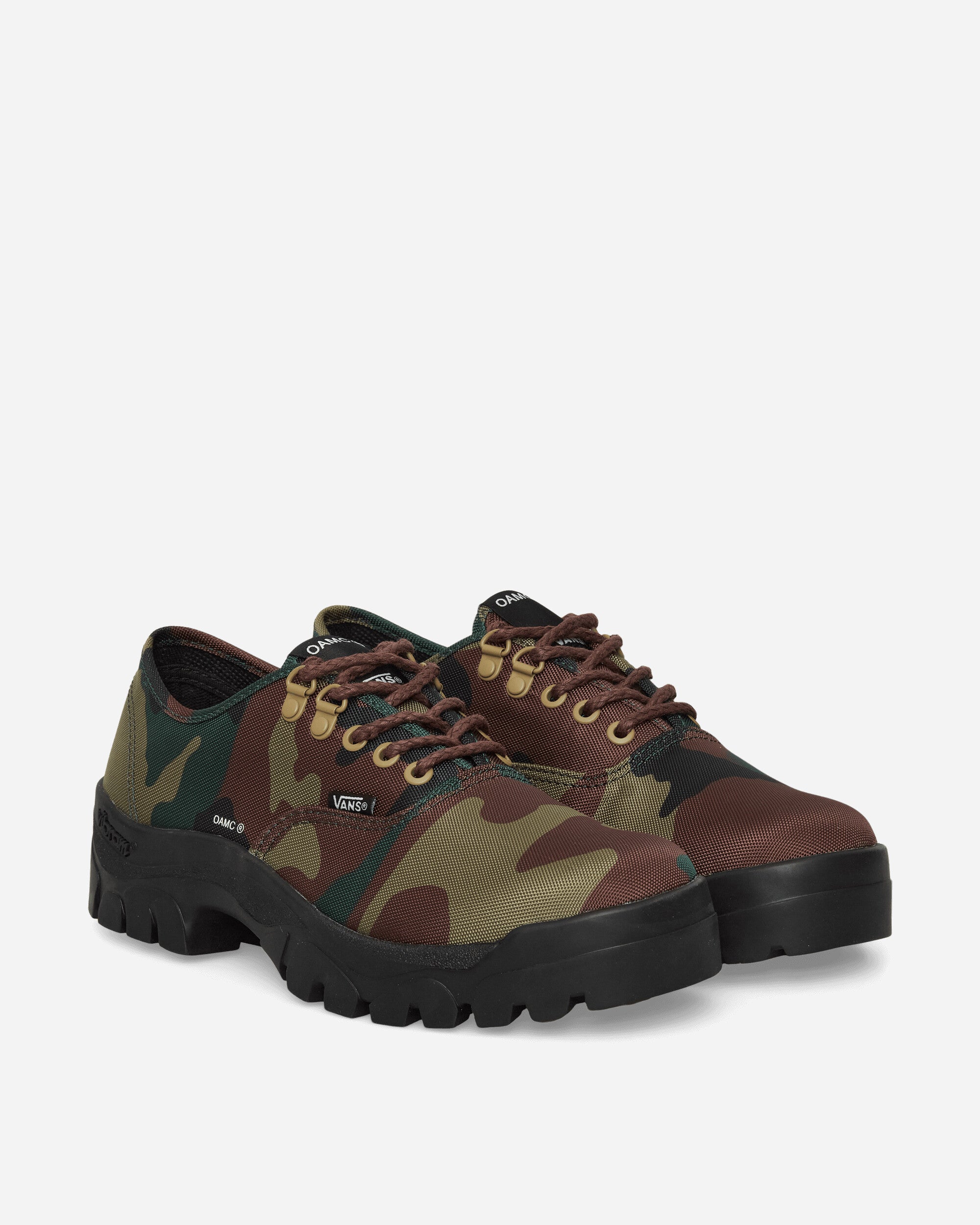Vans OAMC Authentic Oxford Sneakers Woodland Camo Green, view 2