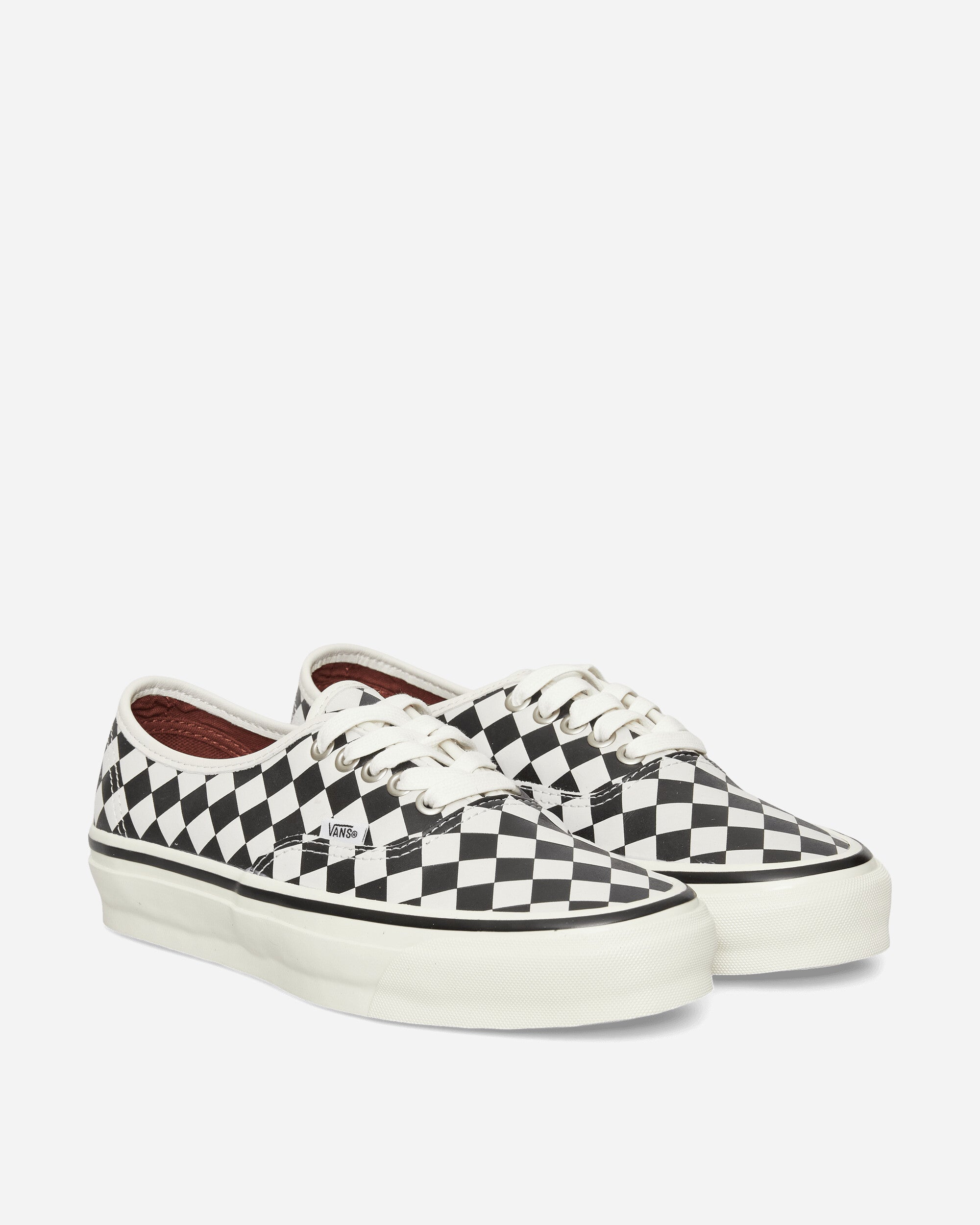 Vans Authentic 44 Diamond Check Sneakers Black / White, view 2