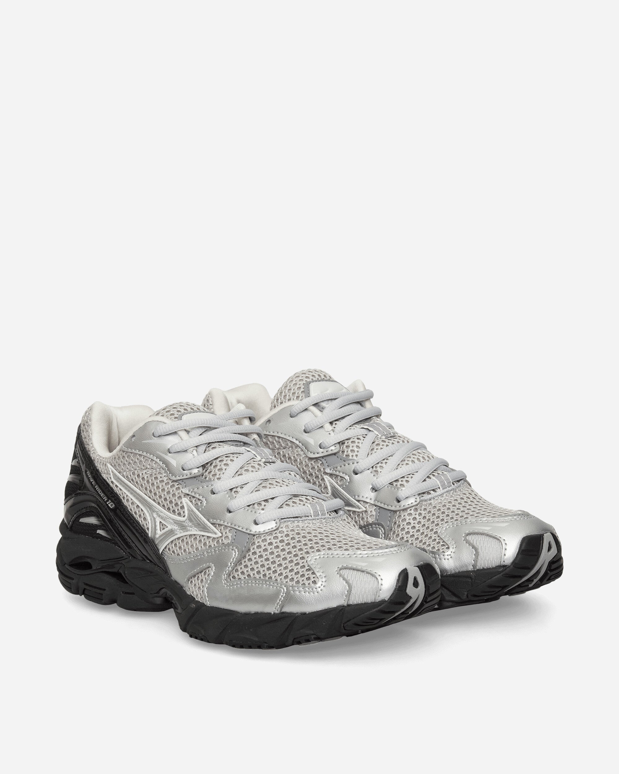 Mizuno Wave Rider 10 Sneakers Harbor Mist / Silver / Black, view 2
