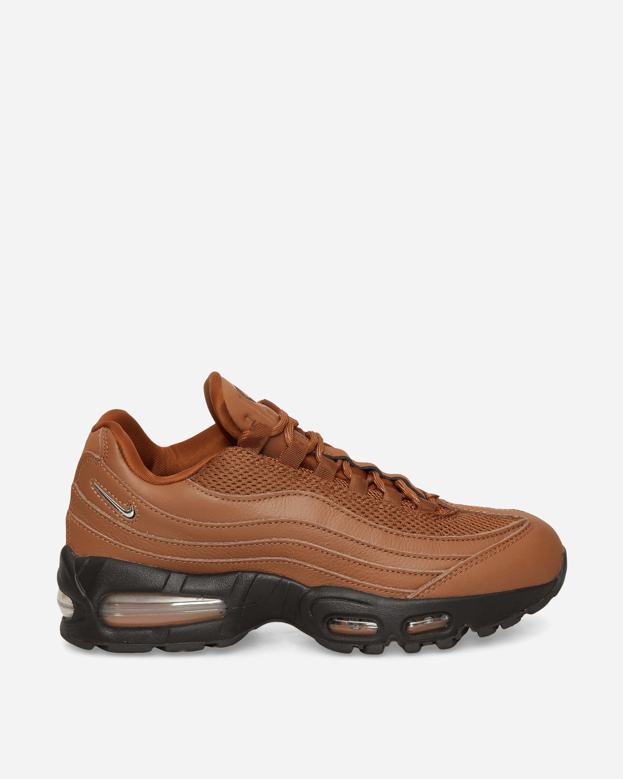 Nike Women's Air Max 95 Sneakers Light British Tan / Flax / Velvet Brown