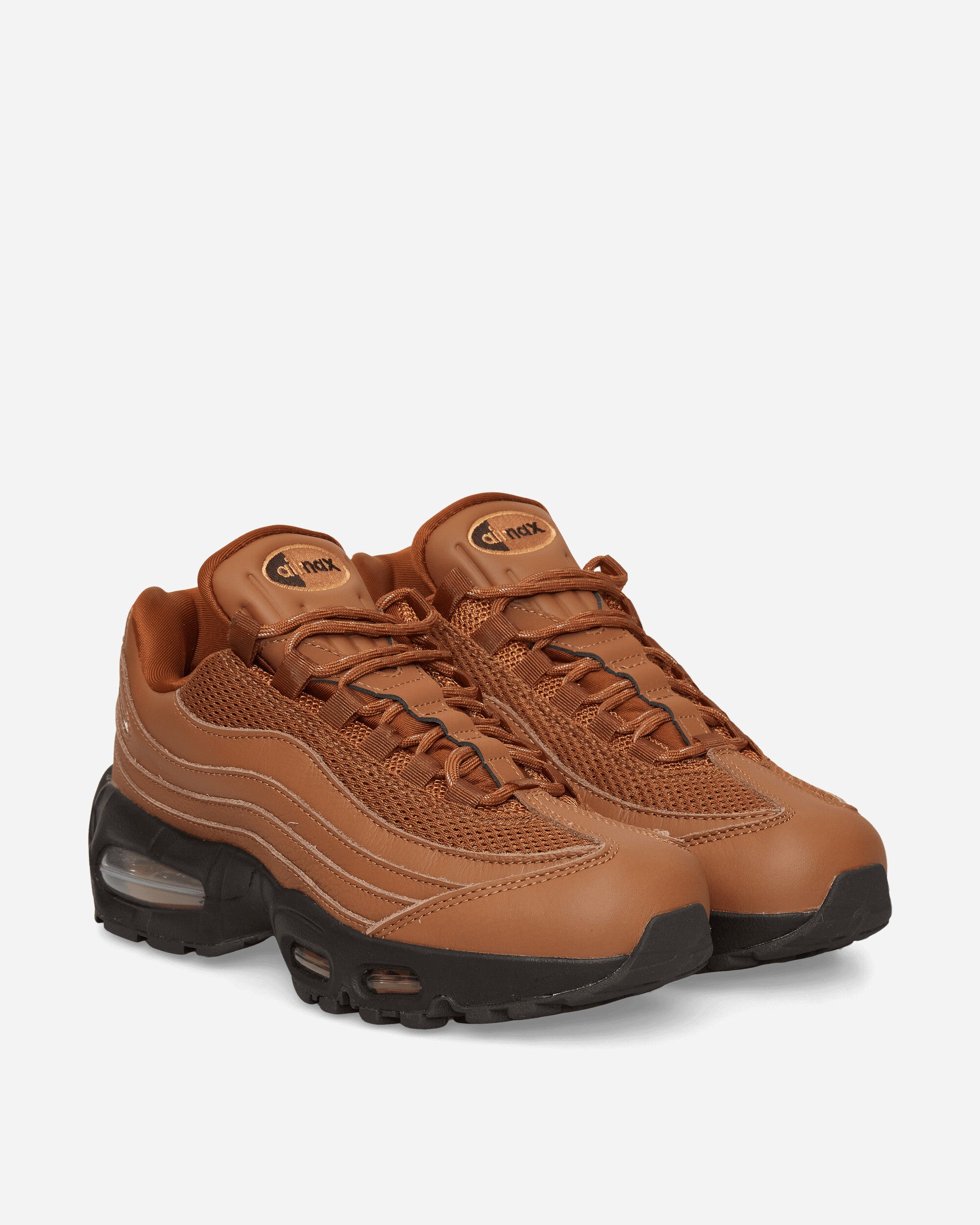 Nike Women's Air Max 95 Sneakers Light British Tan / Flax / Velvet Brown, view 2