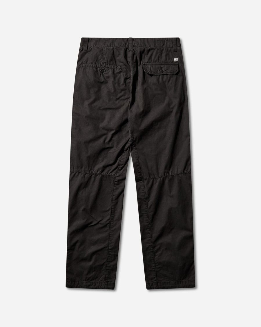 C.P. Company Men's Cotton Gabardine Cargo Pants Black, view 2
