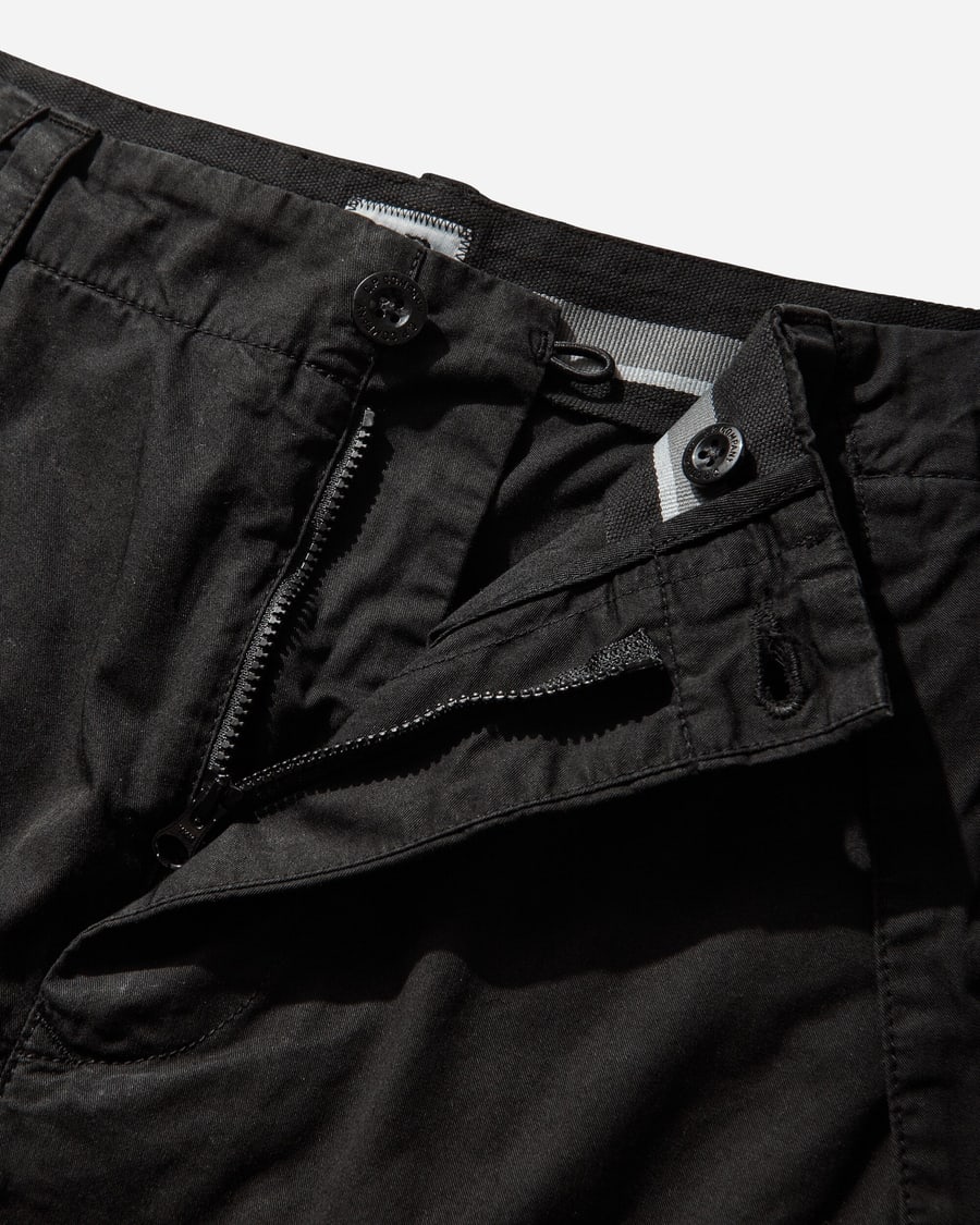 C.P. Company Men's Cotton Gabardine Cargo Pants Black, view 4