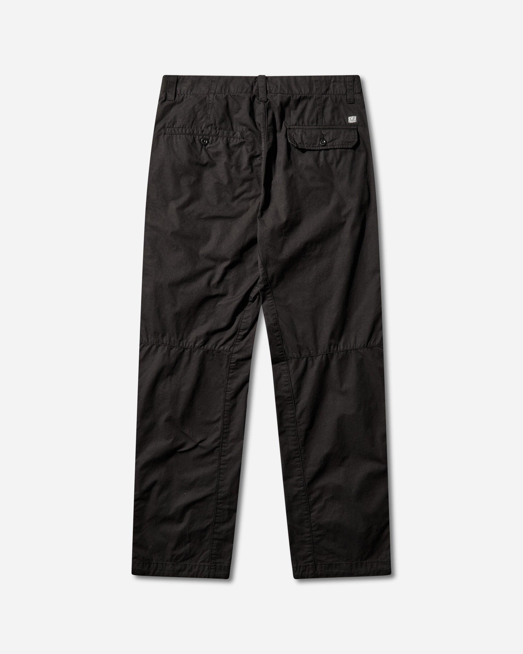 C.P. Company Men's Cotton Gabardine Cargo Pants Black, view 2