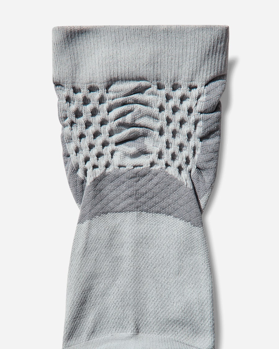 ROA Bones Logo Q-skin Technical Crew Socks Light Grey, view 4