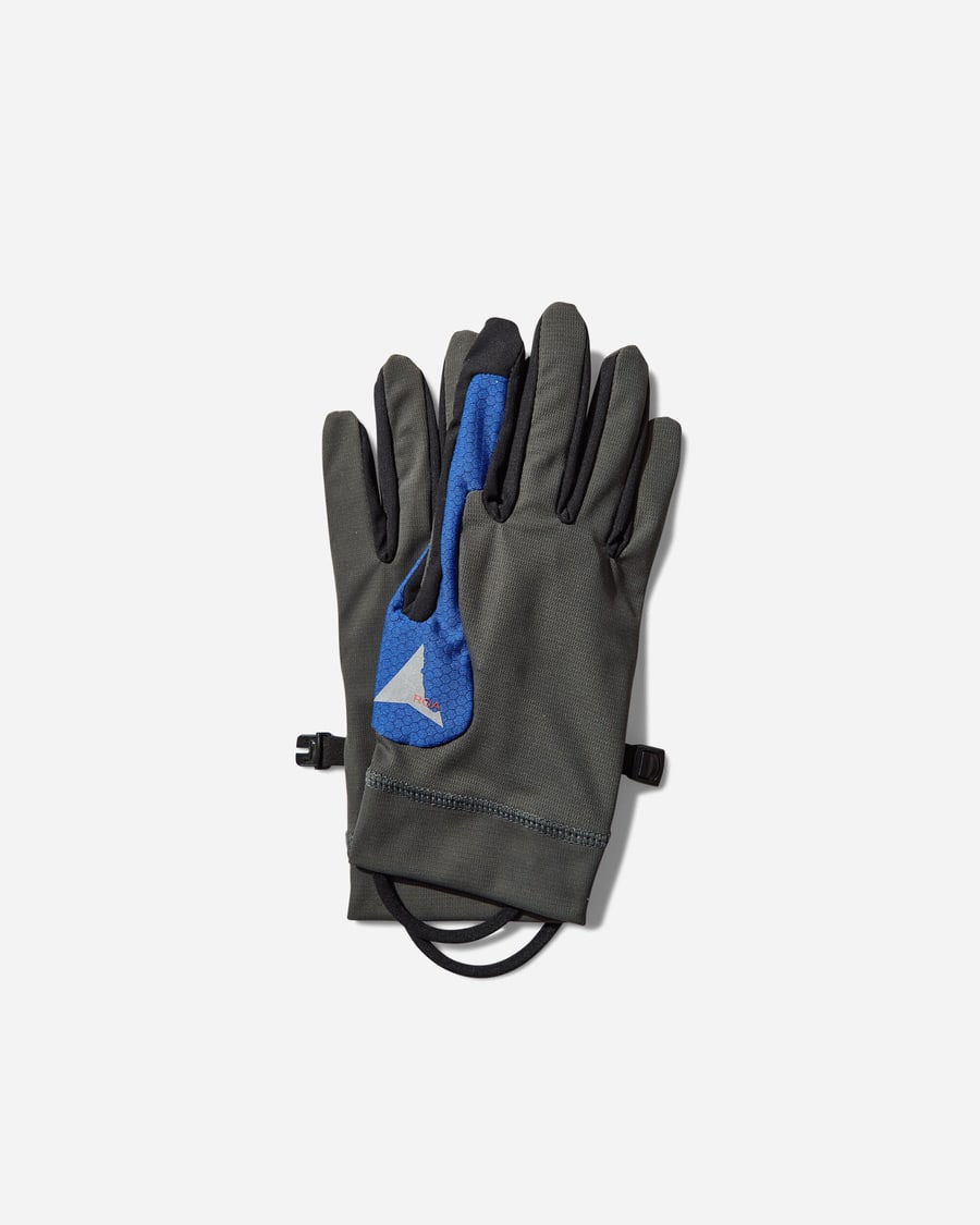 ROA Andie Base Layer Gloves Anthracite / Blue, view 2