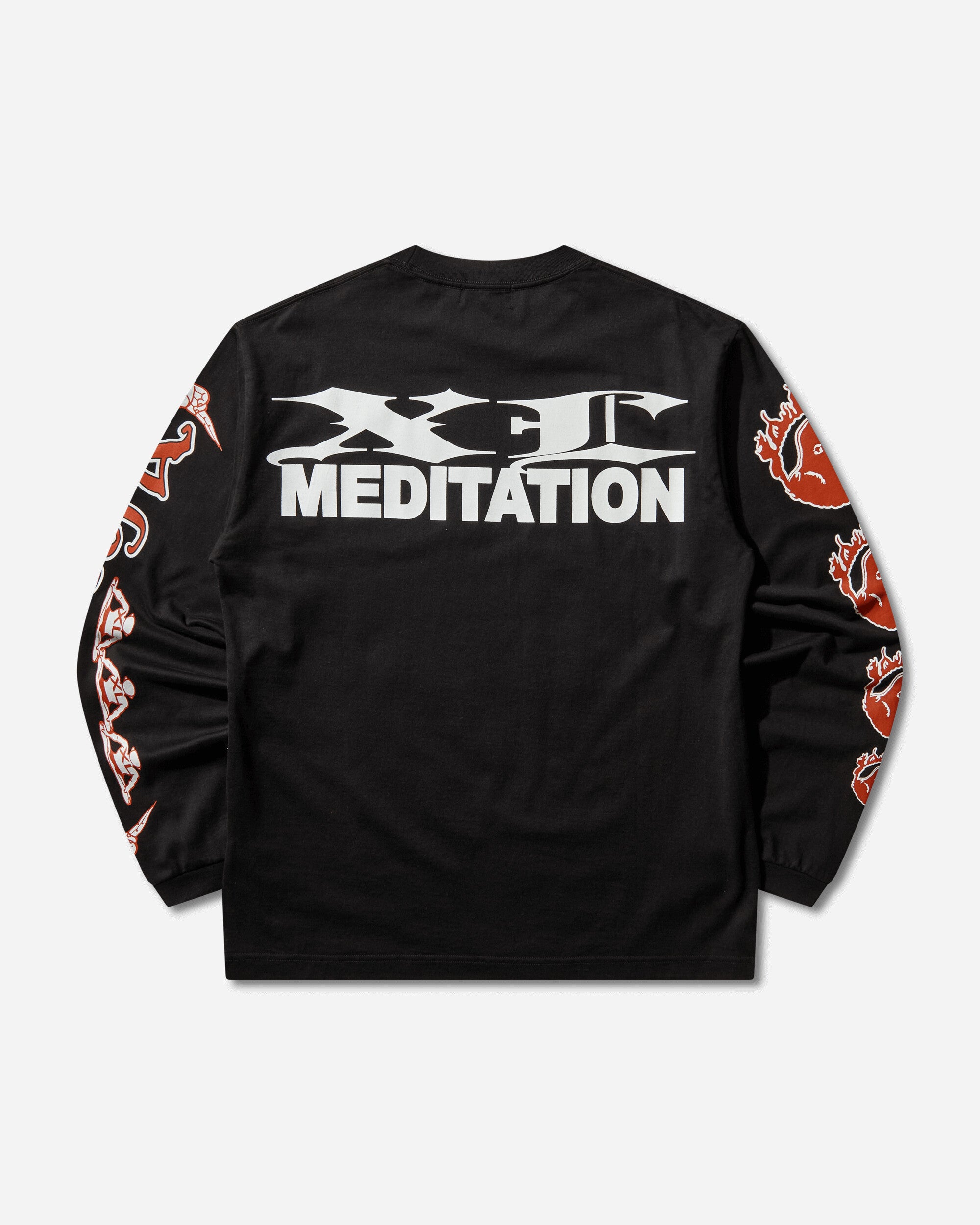 XLARGE Men's Meditation Longsleeve T-Shirt Black, view 2
