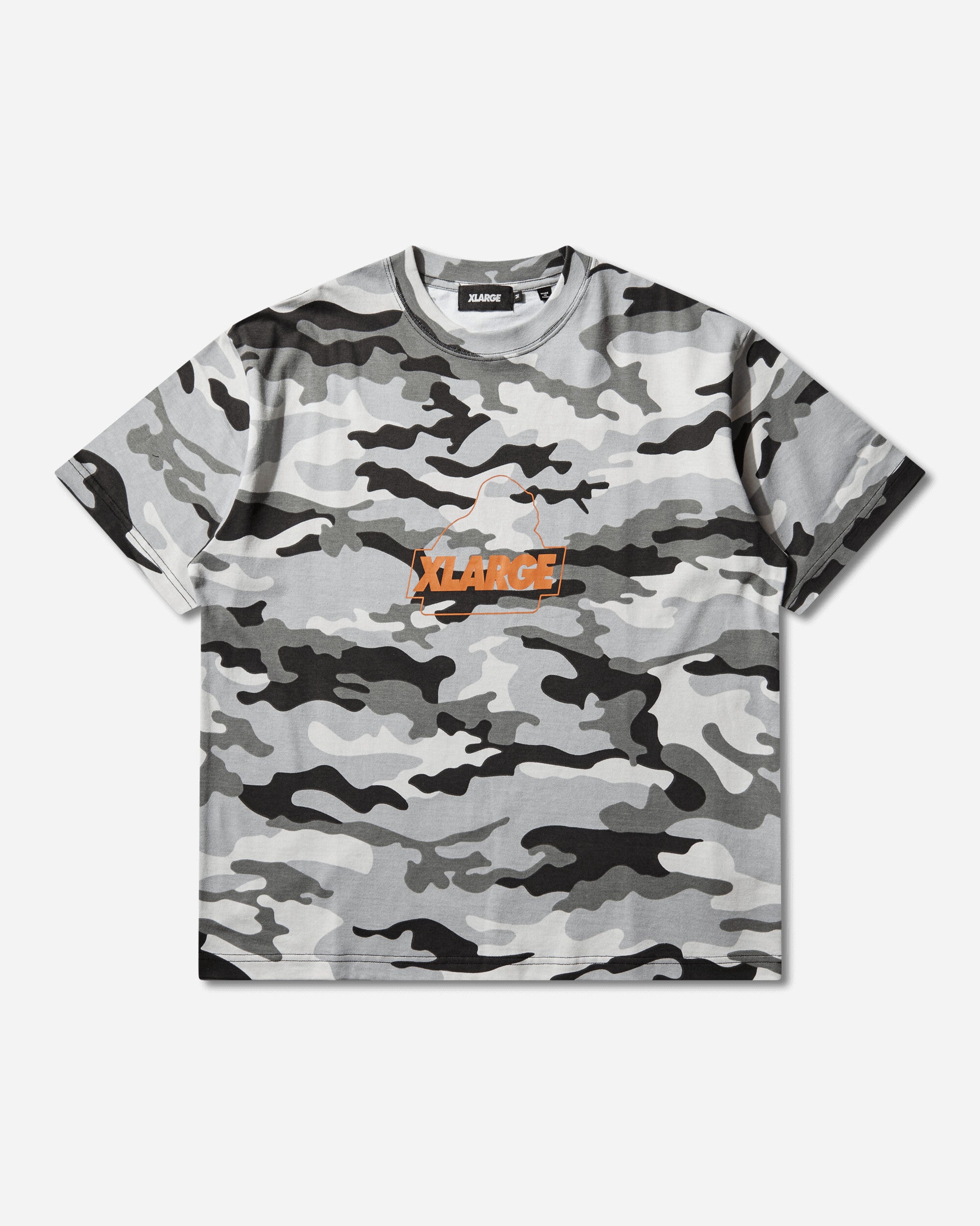 XLARGE Men's Camo Urban Logo T-Shirt Grey
