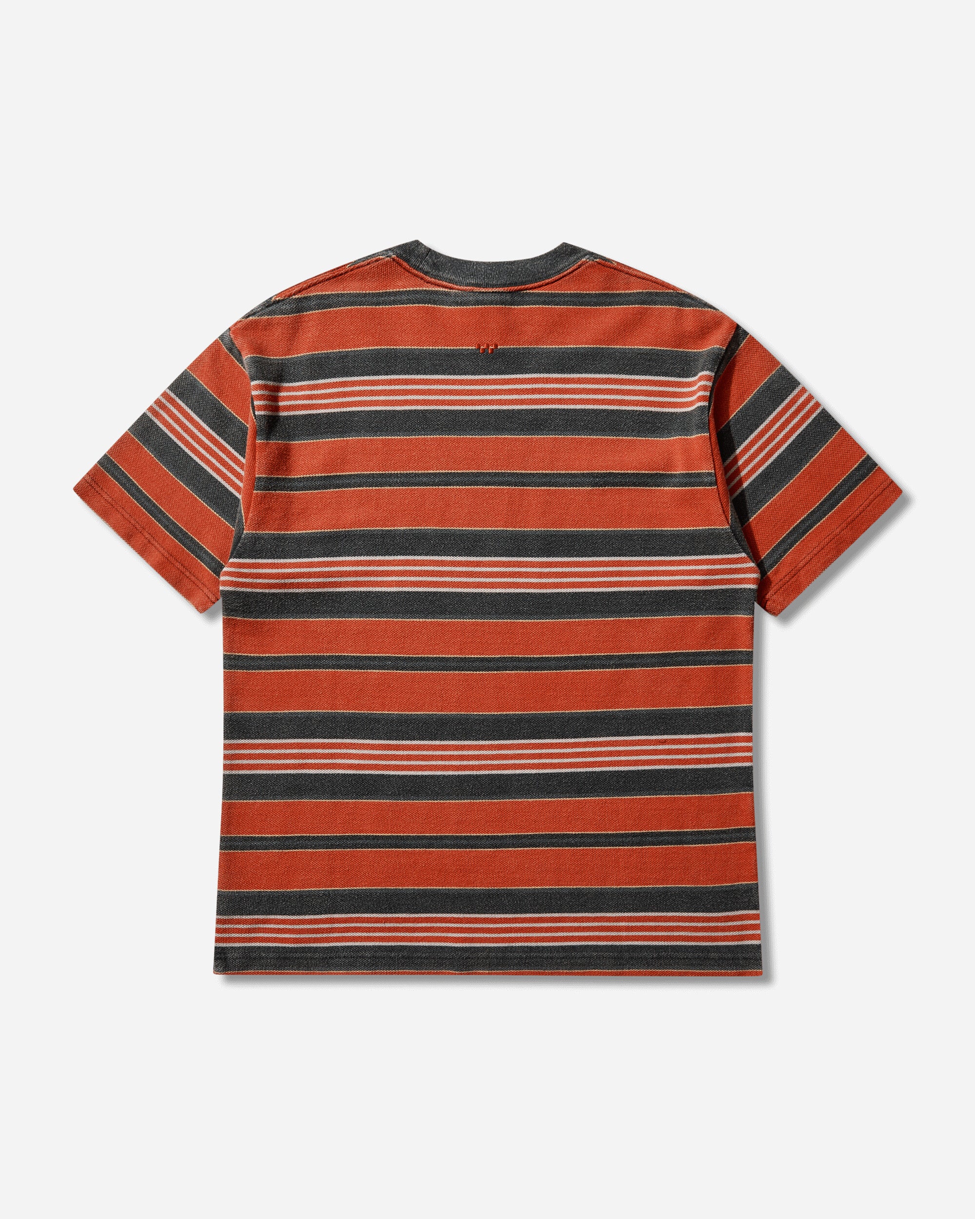Vans Pique Stripe Knit T-Shirt Racing Red, view 2