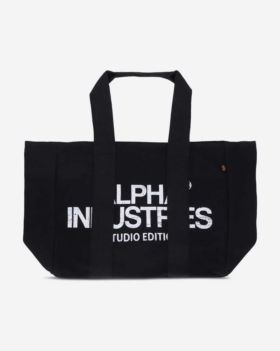 Alpha Industries Studio Tote Bag Large Black
