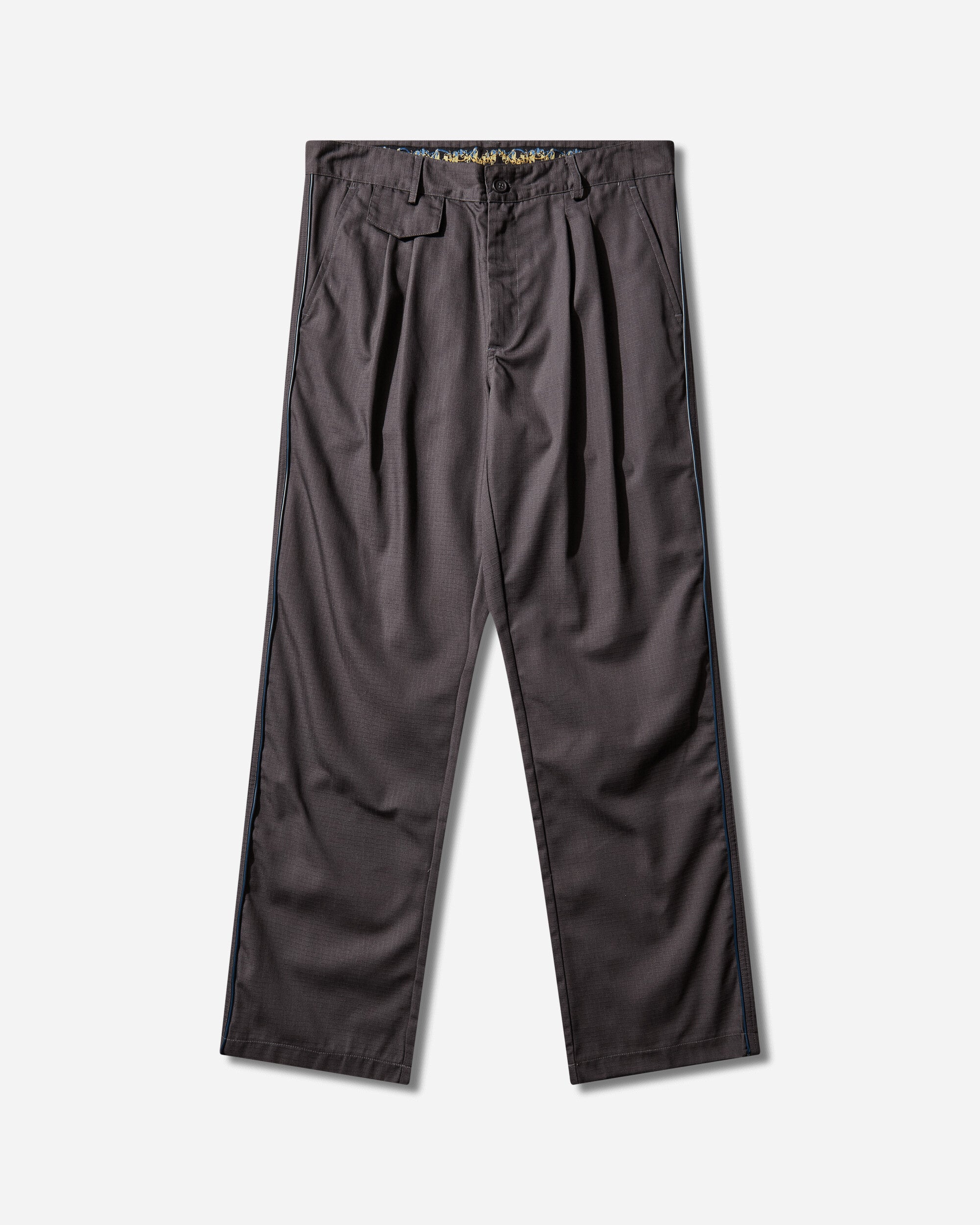 GR10K Men's Piping Ripstop Pants Stone Grey