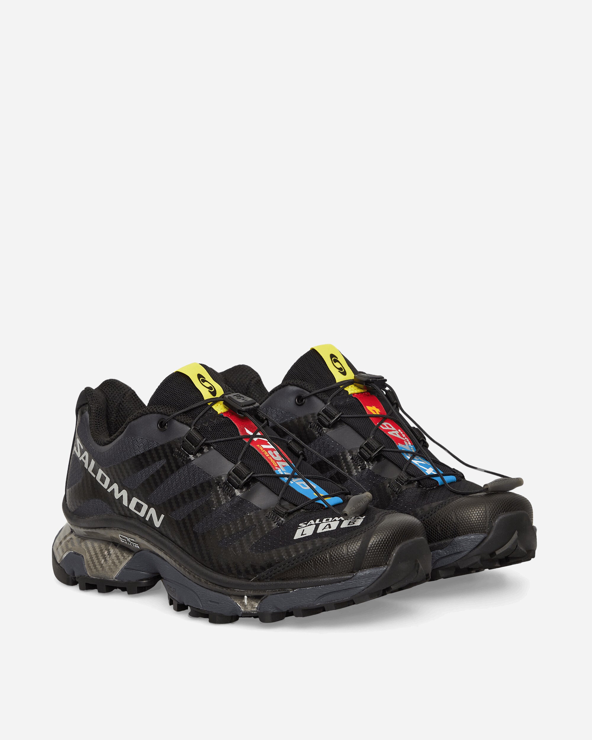 Salomon XT-4 OG Sneakers Black / Ebony / Silver Metallic, view 2