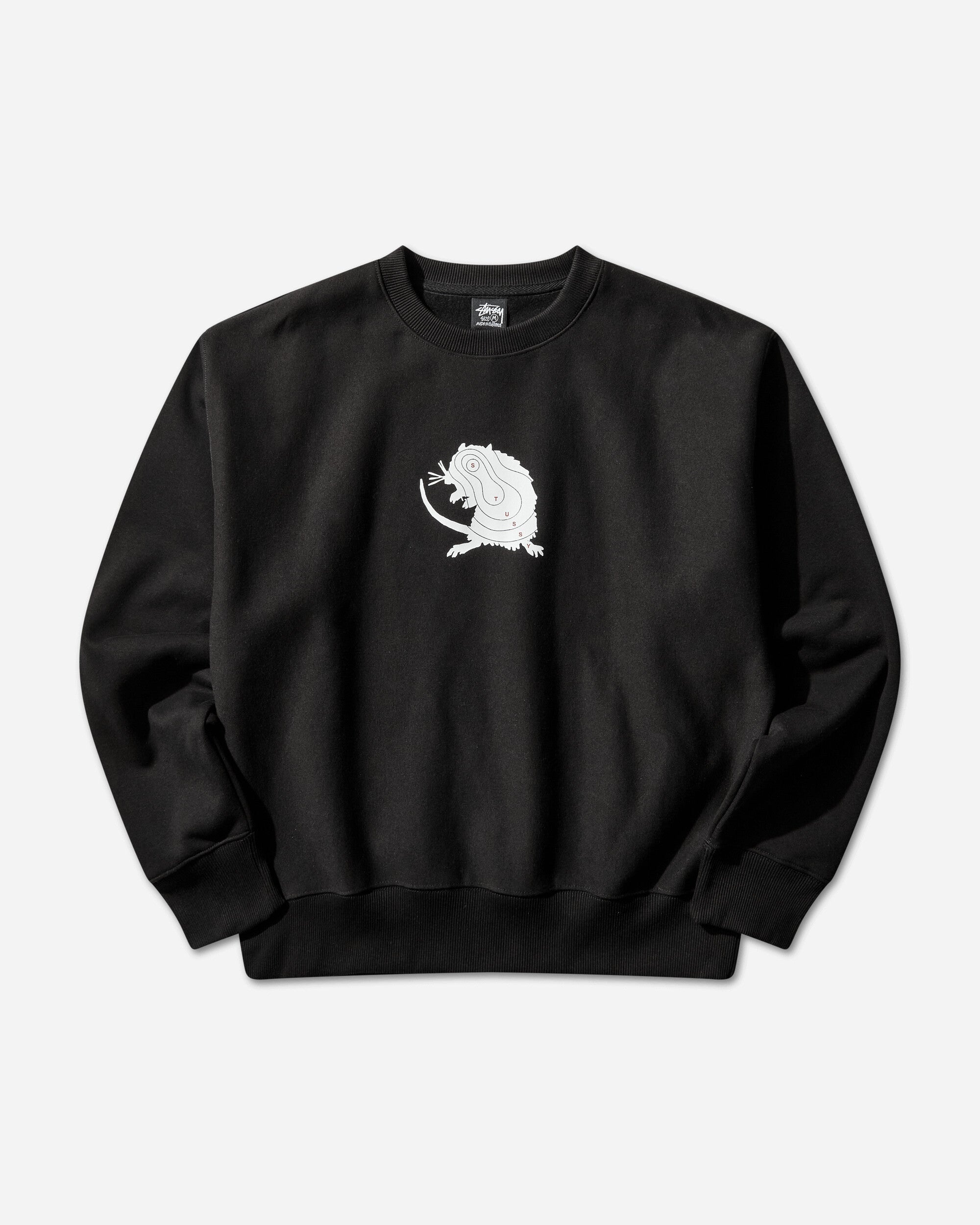 Stüssy Long Range Crewneck Sweatshirt Black