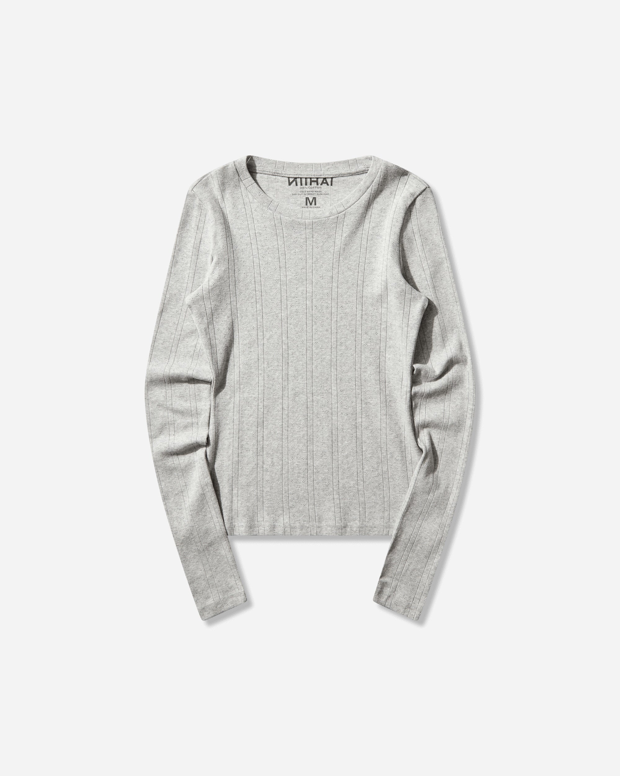 Nii Hai Women's Daisy Longsleeve Top Grey Marl