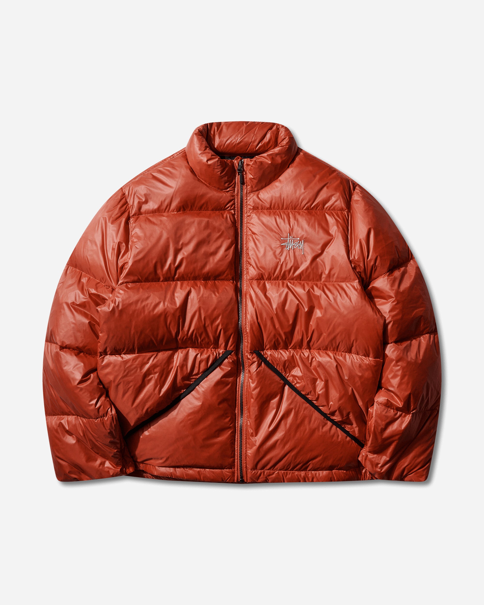 Stüssy Micro Ripstop Down Jacket Red