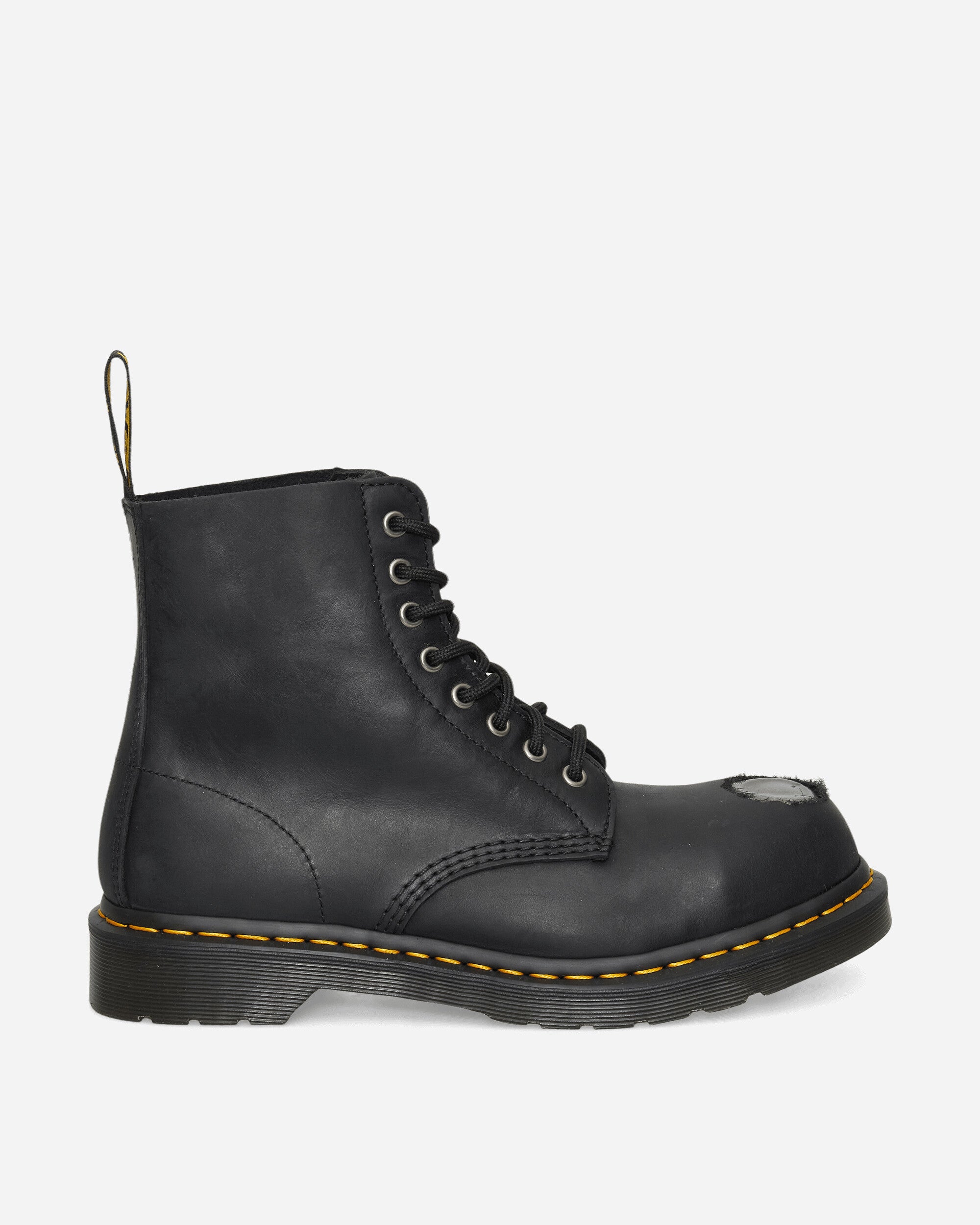 Dr. Martens 1460 Metal Toe Leather Boots Black