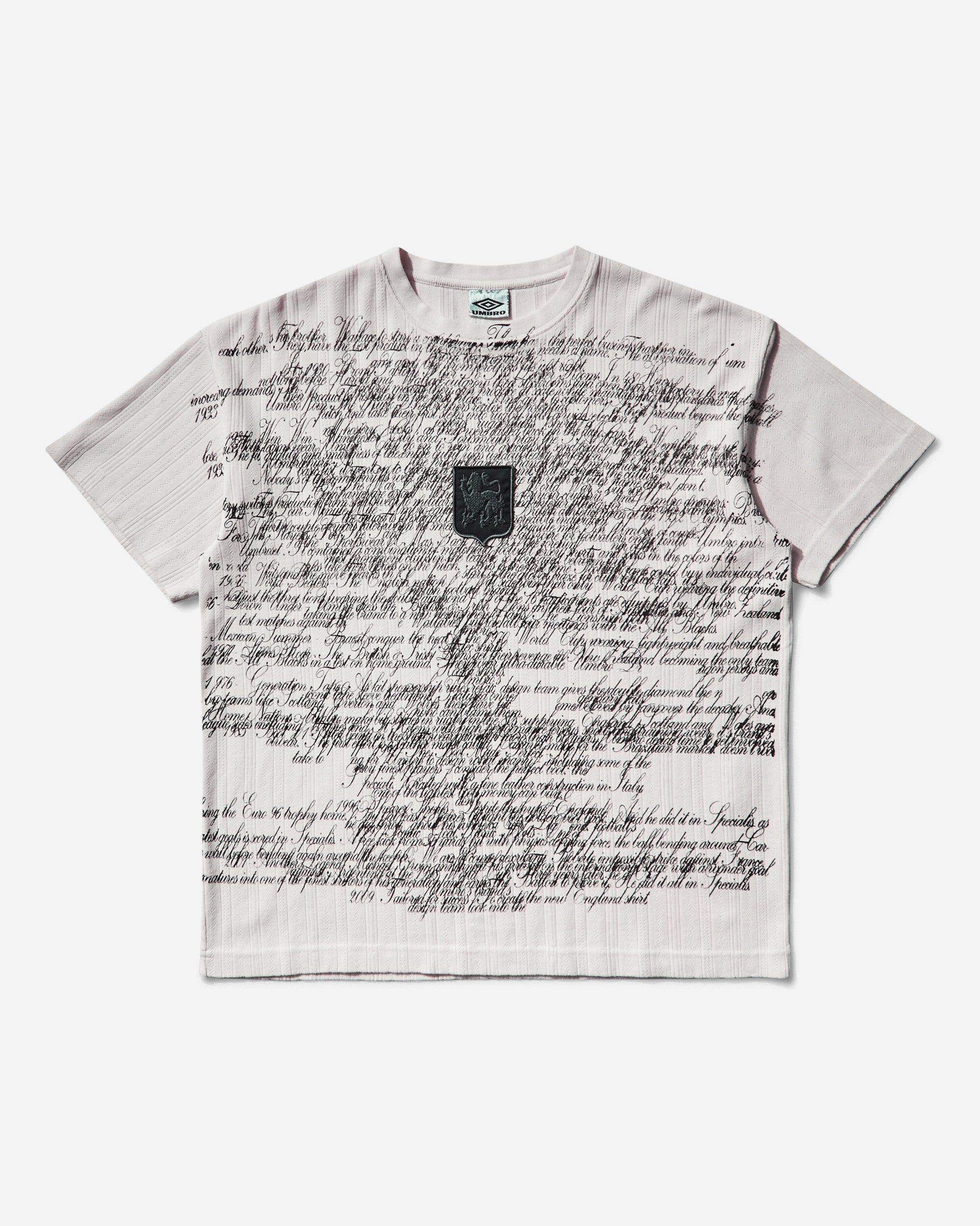 Umbro Biography Pointelle Baby T-Shirt White Powder