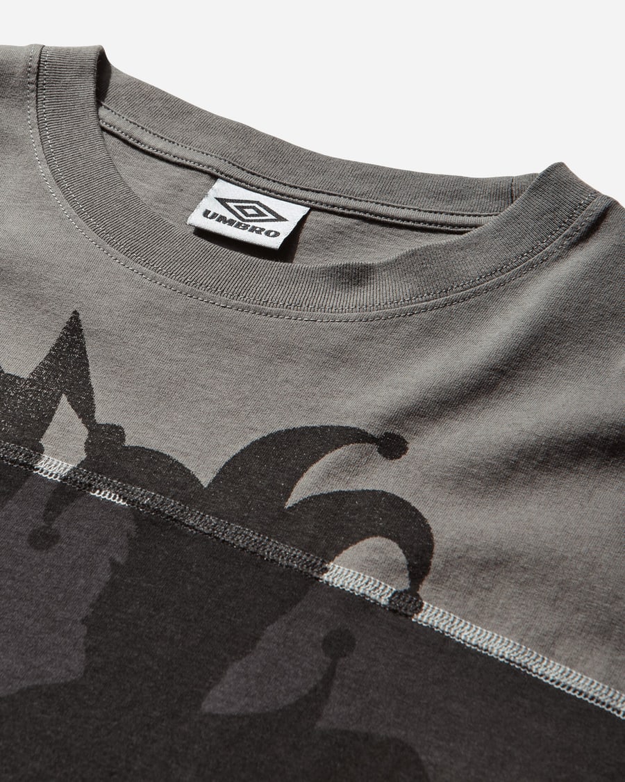 Umbro Players T-Shirt Washed Black / Smock Grey, view 4