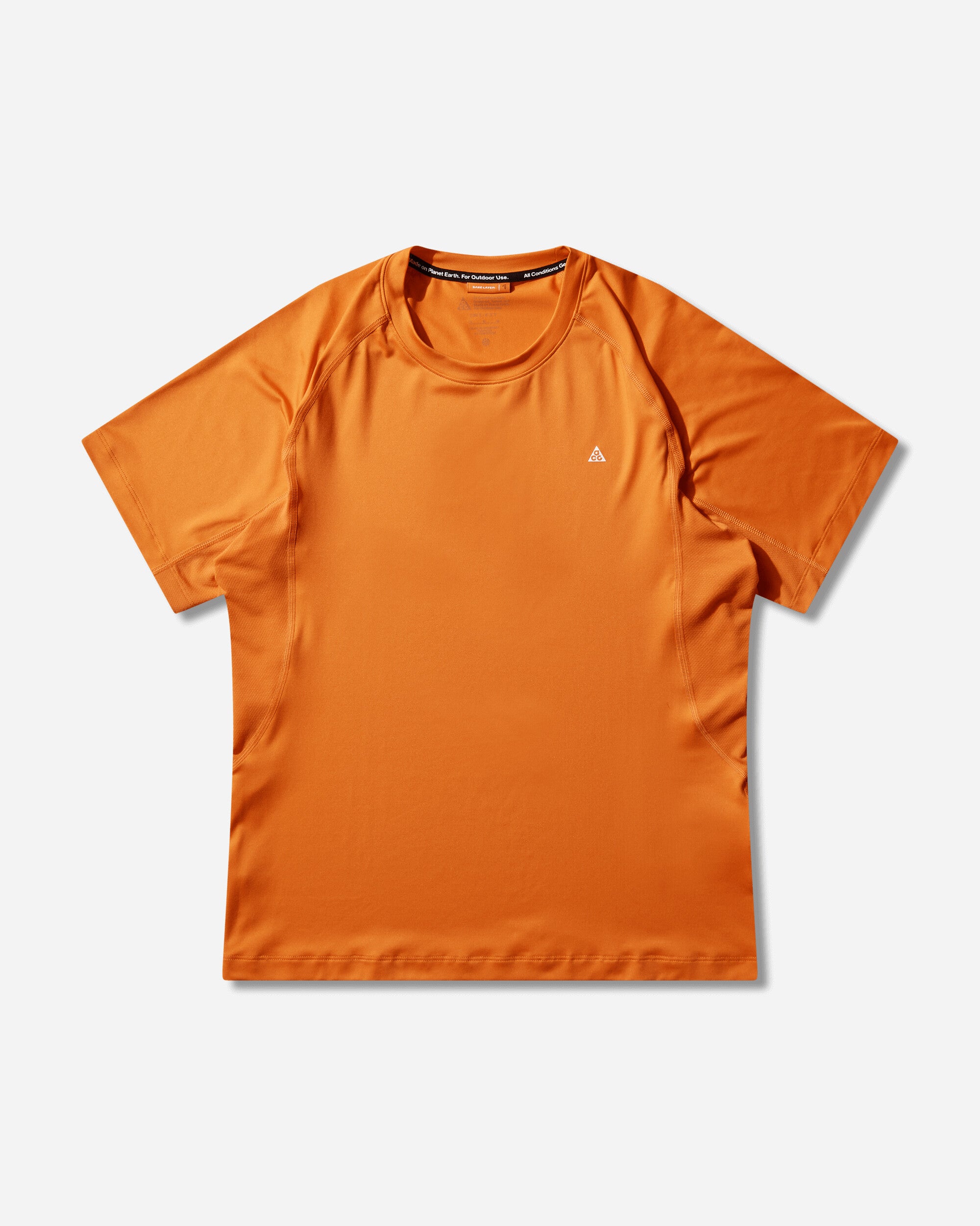 Nike Men's ACG "Wildsee" Dri-FIT Shortsleeve Base Layer Top Safety Orange