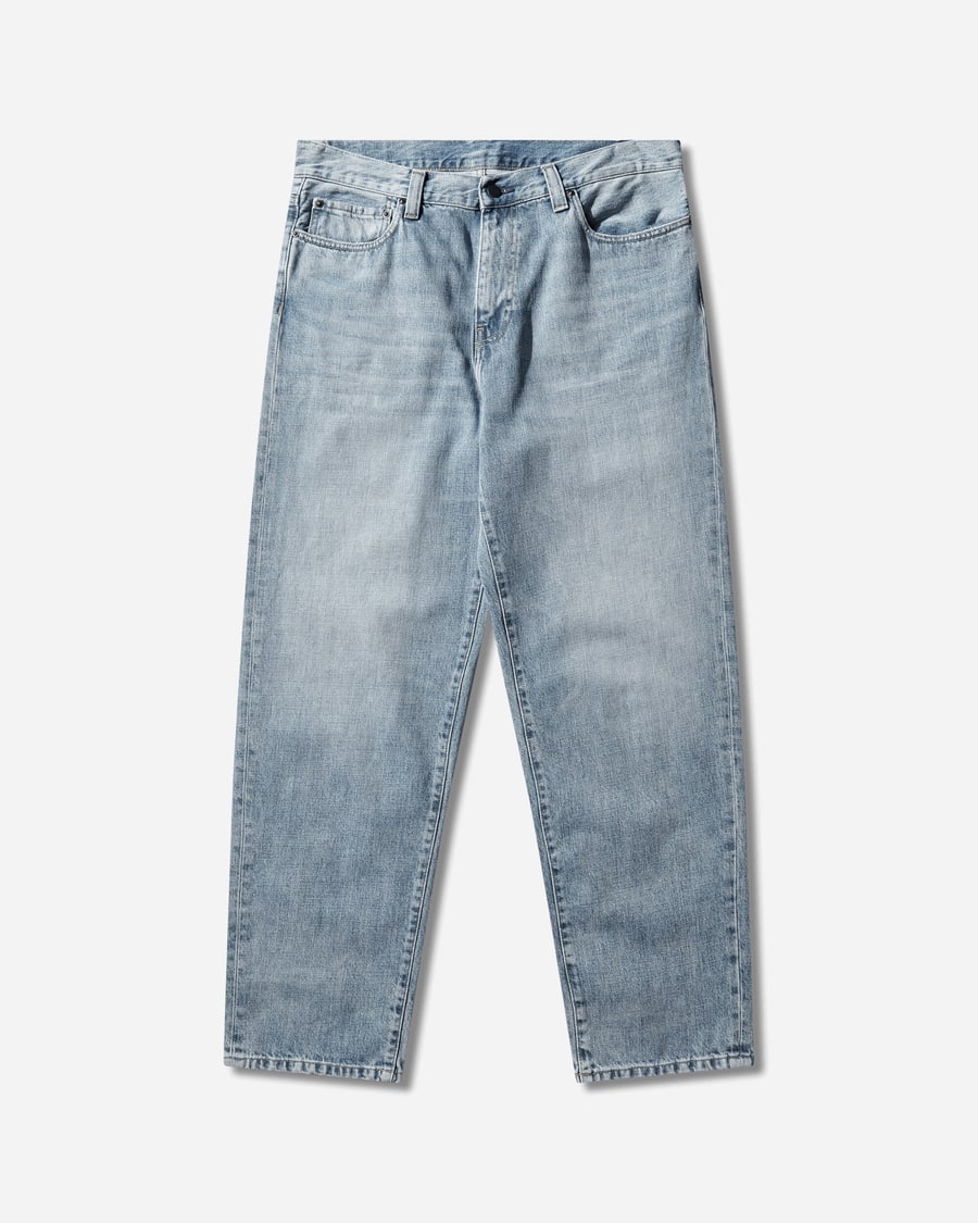 Carhartt WIP Men's Aaron Pants Blue (Burst Washed)