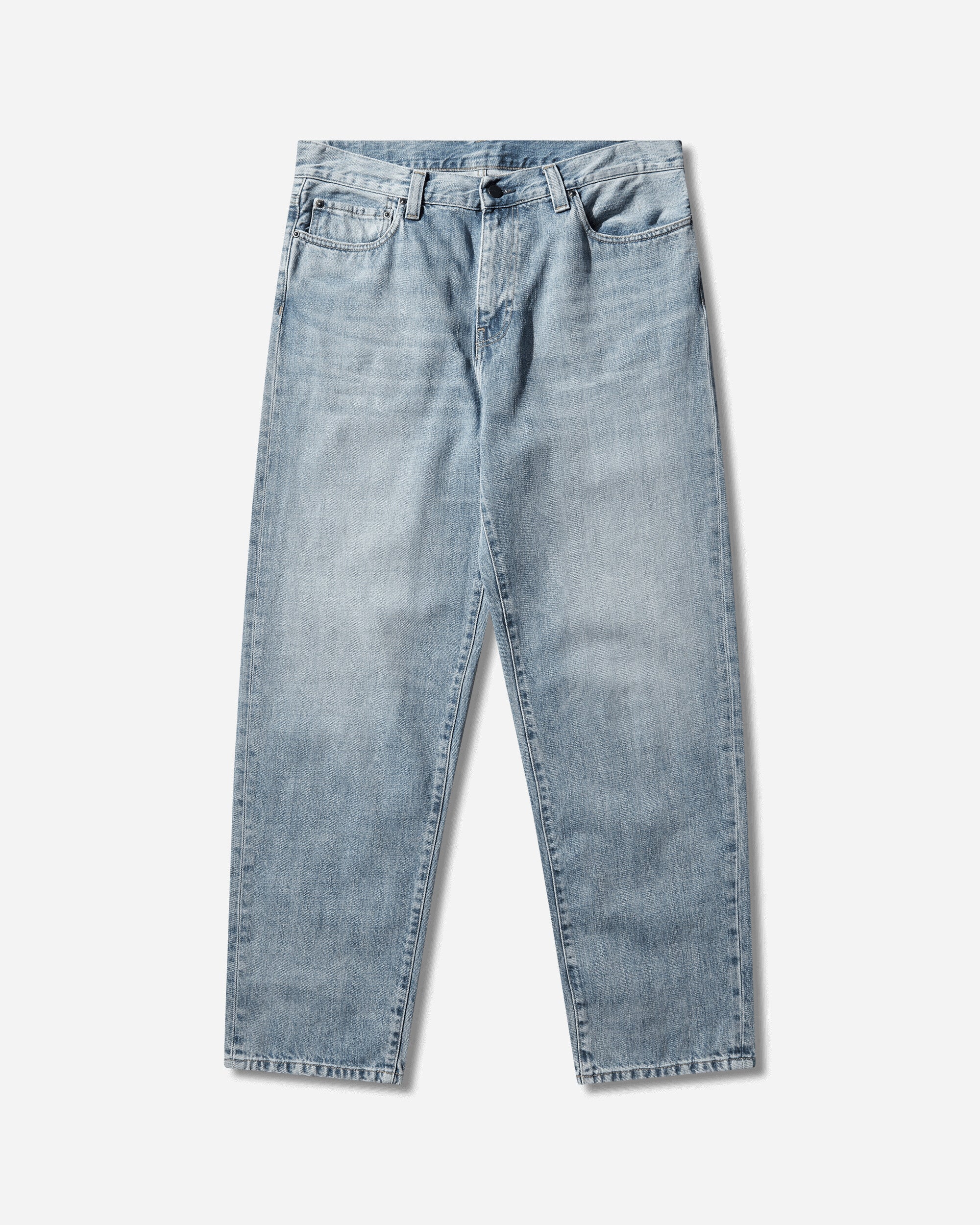 Carhartt WIP Men's Aaron Pants Blue (Burst Washed)