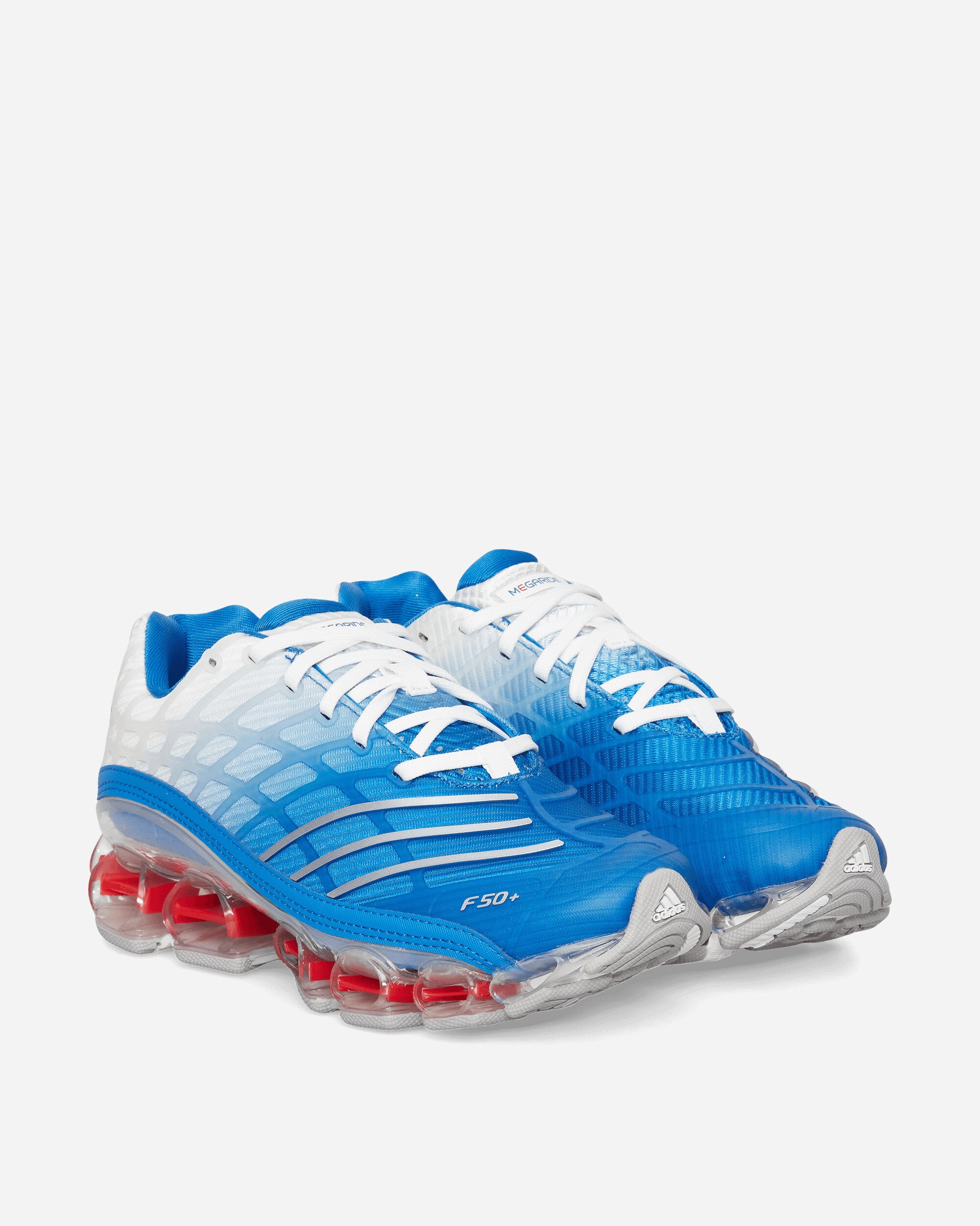 adidas Megaride F50 Sneakers Blue Bird / Silver Metallic / Cloud White, view 2