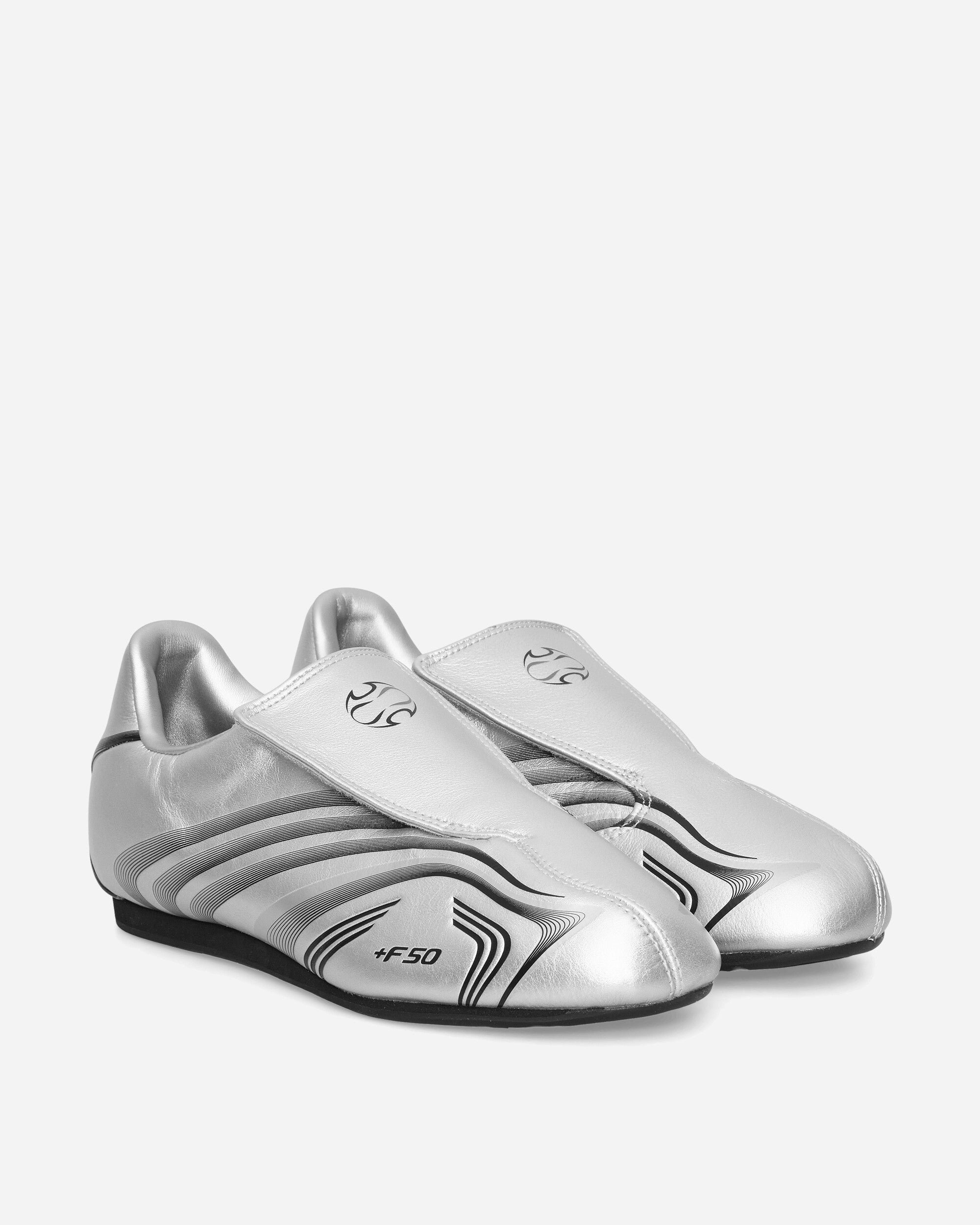 adidas Taekwondo F50 Sneakers Silver Metallic / Core Black, view 2