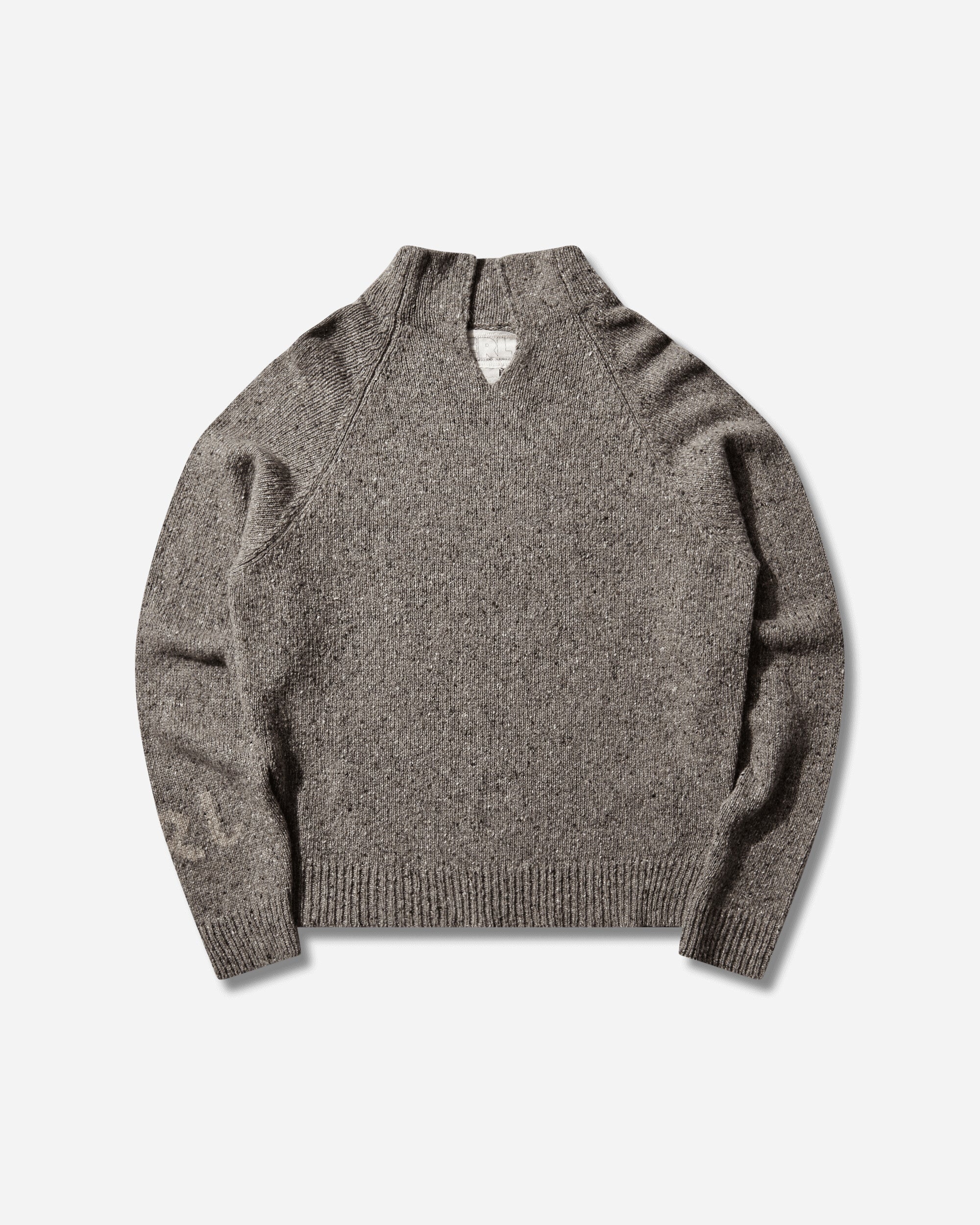 ERL Men's Slit-Neck Sweater Grey