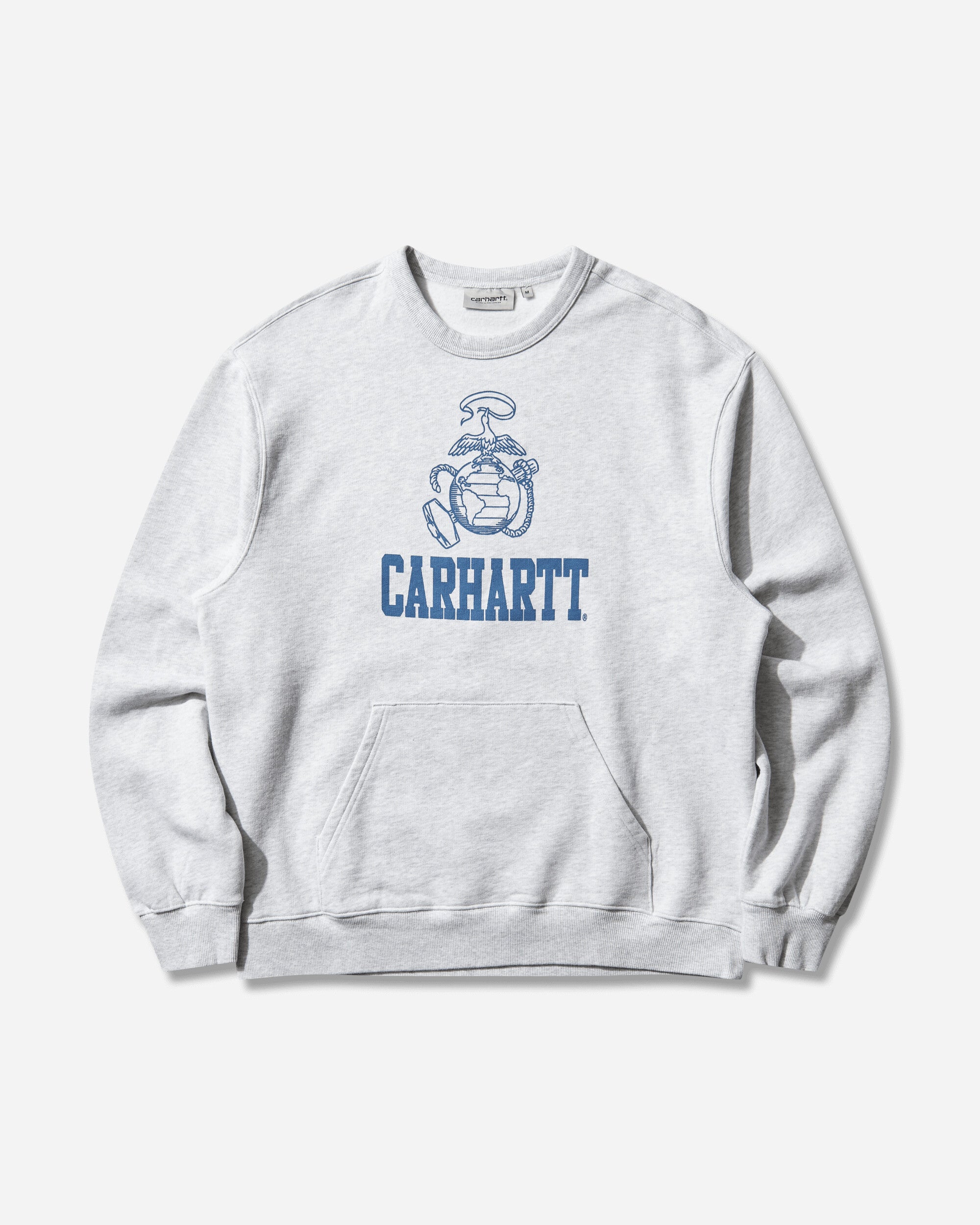 Carhartt WIP Men's Pond Corps Sweatshirt Ash Heather