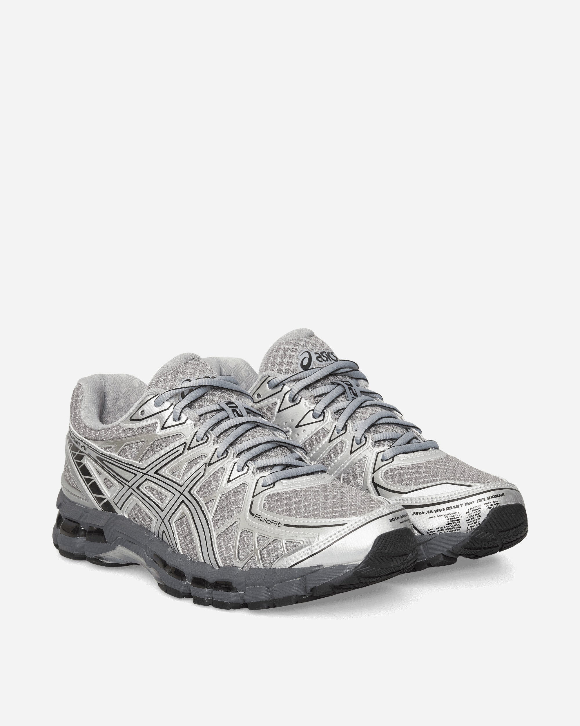 Asics GEL-Kayano 20 Sneakers Gravel / Pure Silver, view 2
