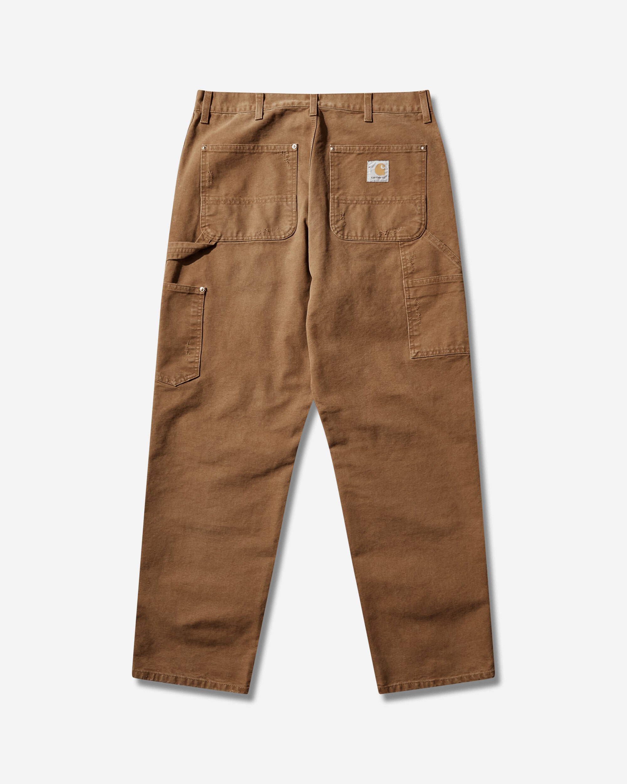 Carhartt WIP Men's Double Knee Pants Hamilton Brown (Grind Washed), view 2